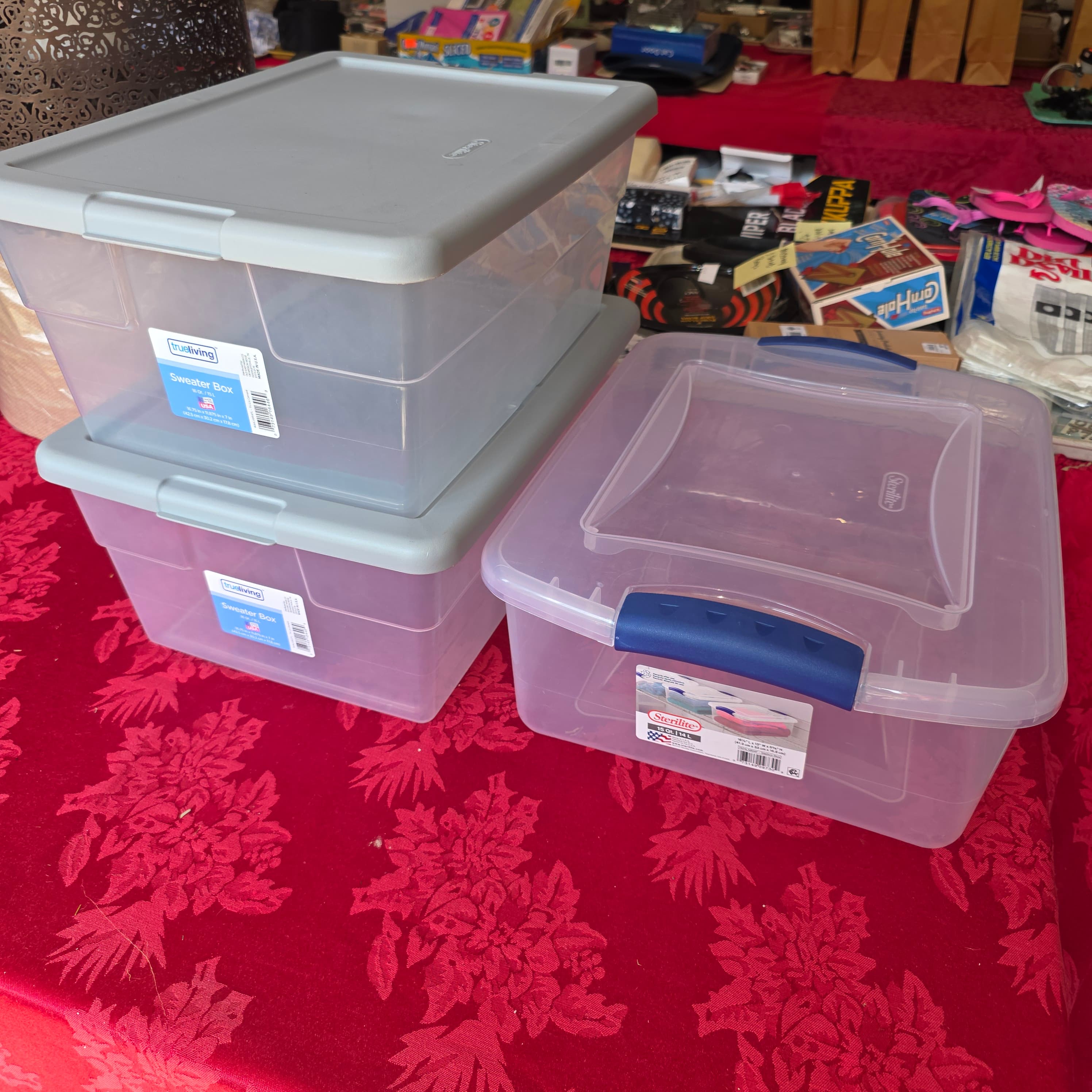 Three Small Totes for one price