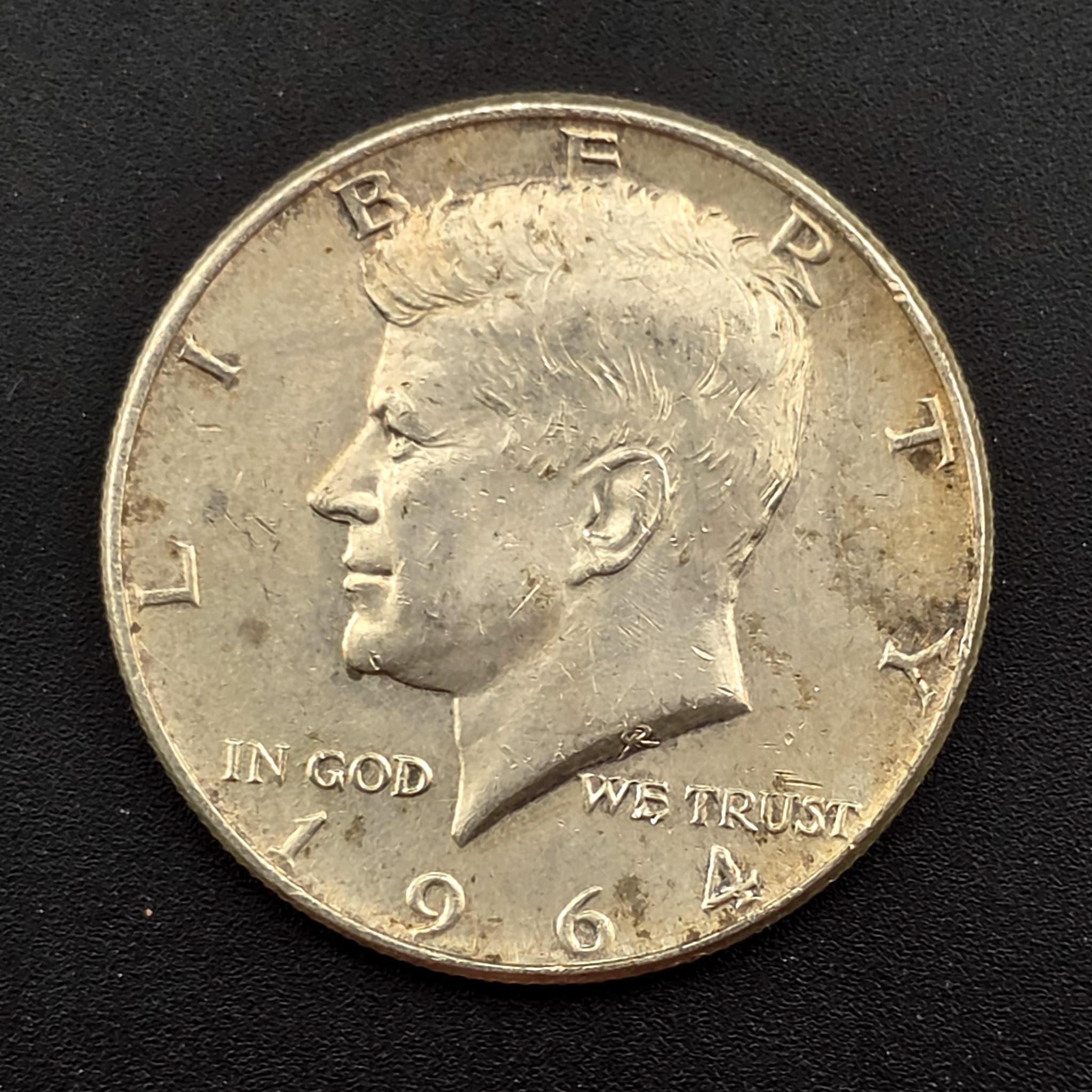 1964 Kennedy Half Dollar, 90% Silver