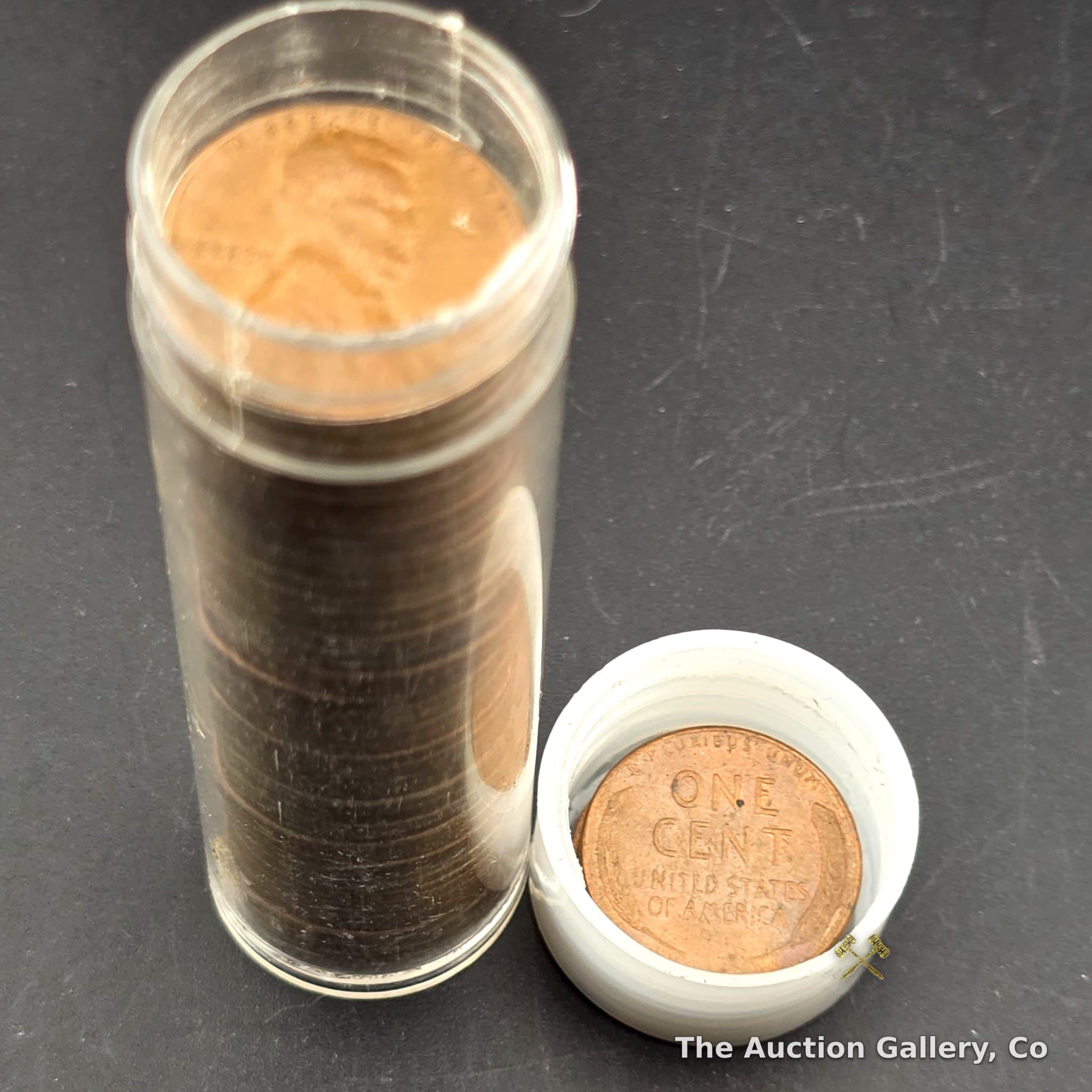 Lincoln Wheat Cent Roll, 50 Coins Unsorted Circulated