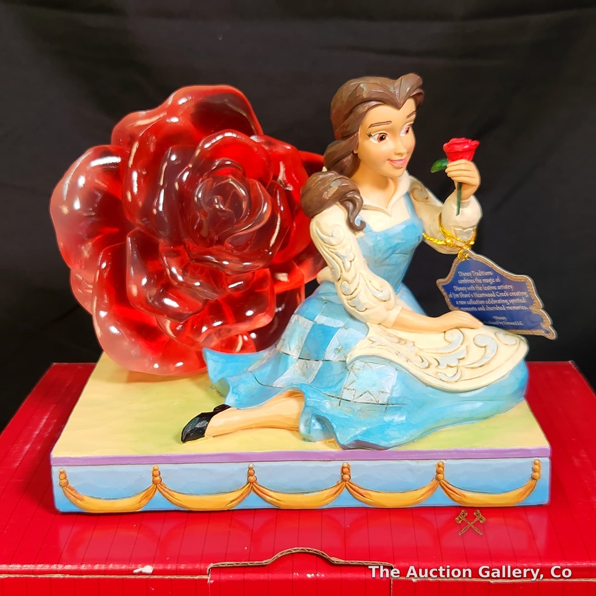 Jim Shore Disney Traditions Belle "An Enchanted Rose" Figurine