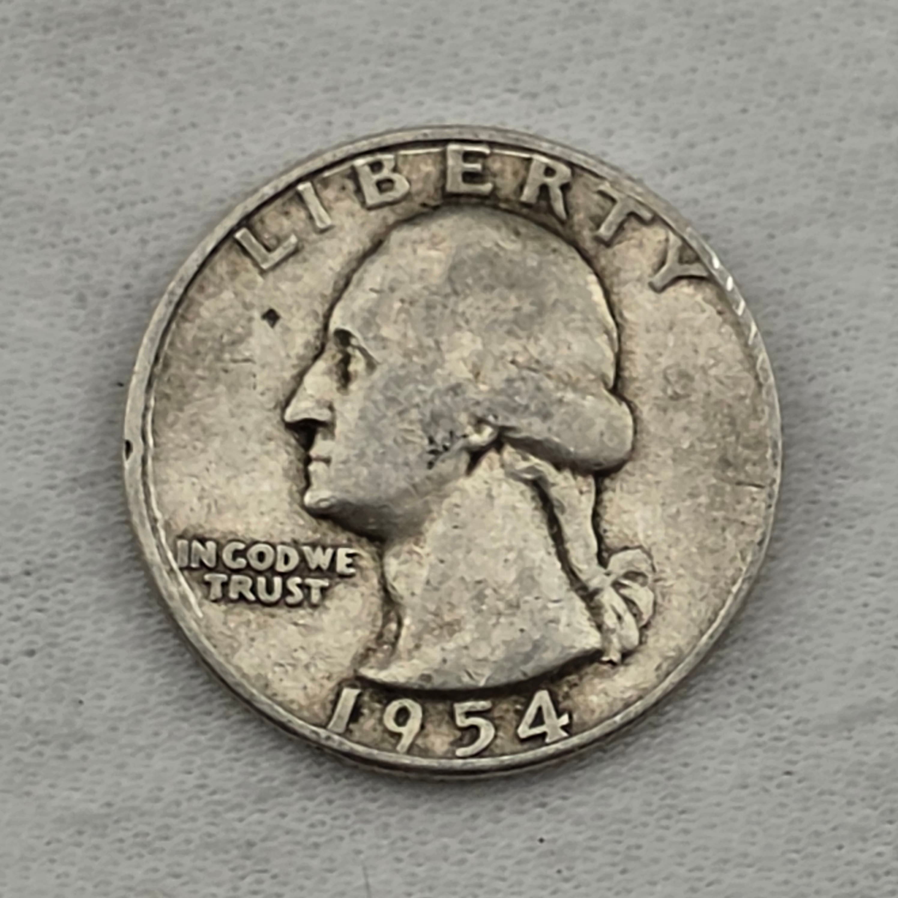 1954 Washington Quarter, 90% Silver