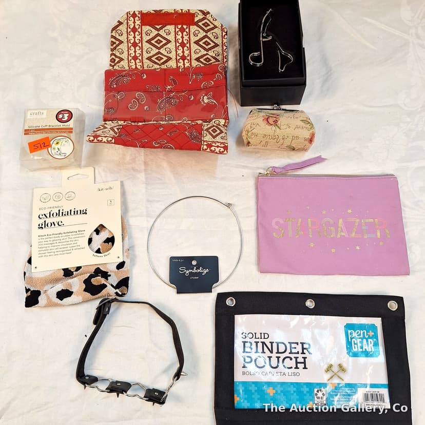 Mixed Accessories Lot β Wallets, Pouches, Jewelry & More