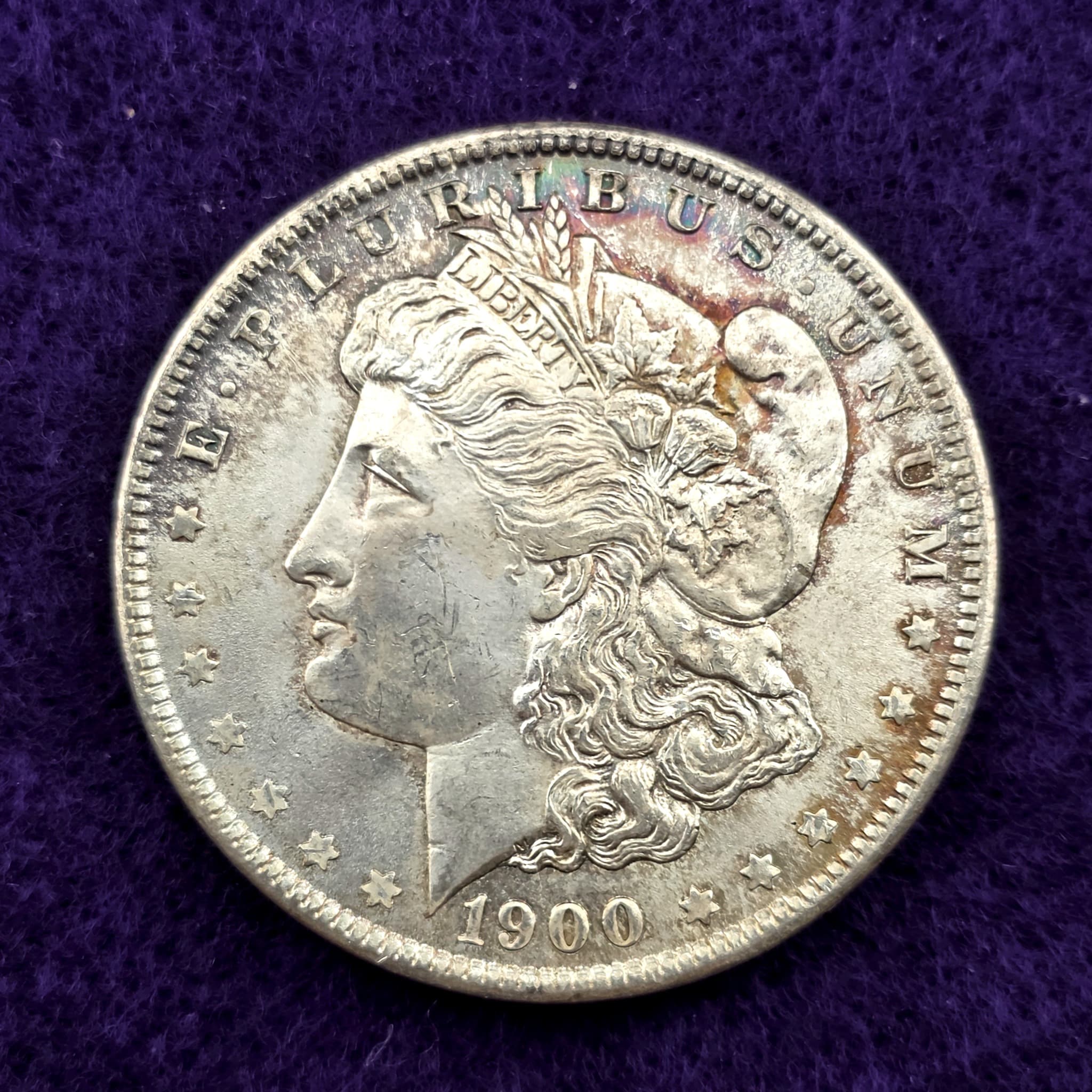 1900-O Morgan Silver Dollar, 90% Silver