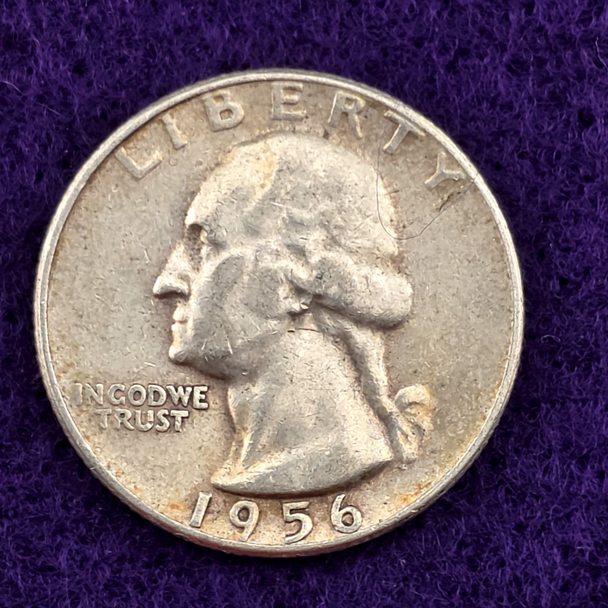 1956 Washington Quarter, 90% Silver