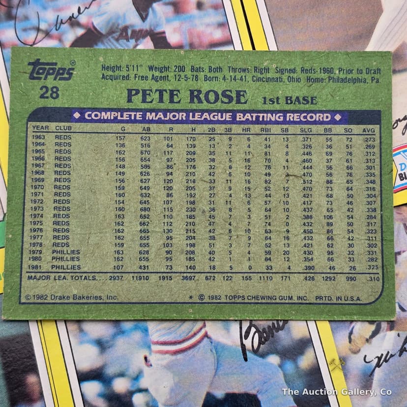 1982 Drake's Big Hitters Baseball Cards, Set of 15 โ photo 4
