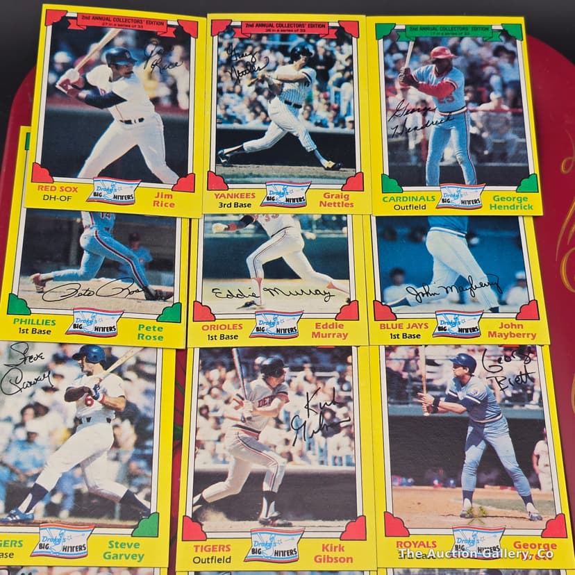1982 Drake's Big Hitters Baseball Cards, Set of 15 โ photo 2