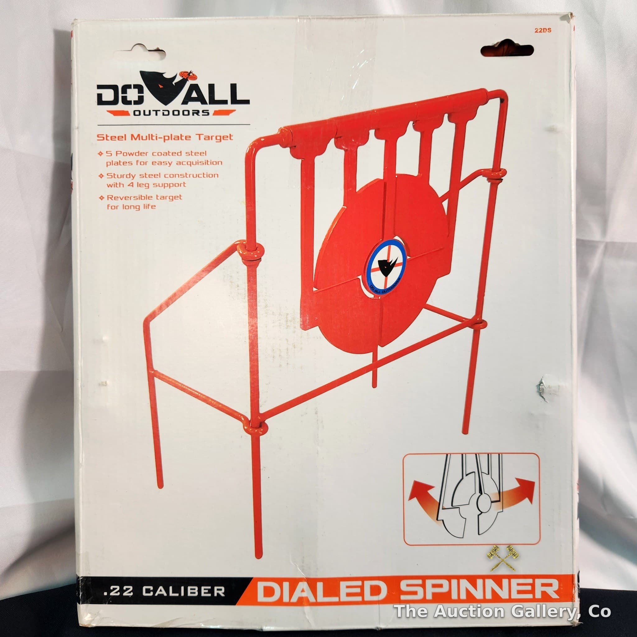 Do-All Outdoors 22DS Dialed Spinner Steel Target, Boxed