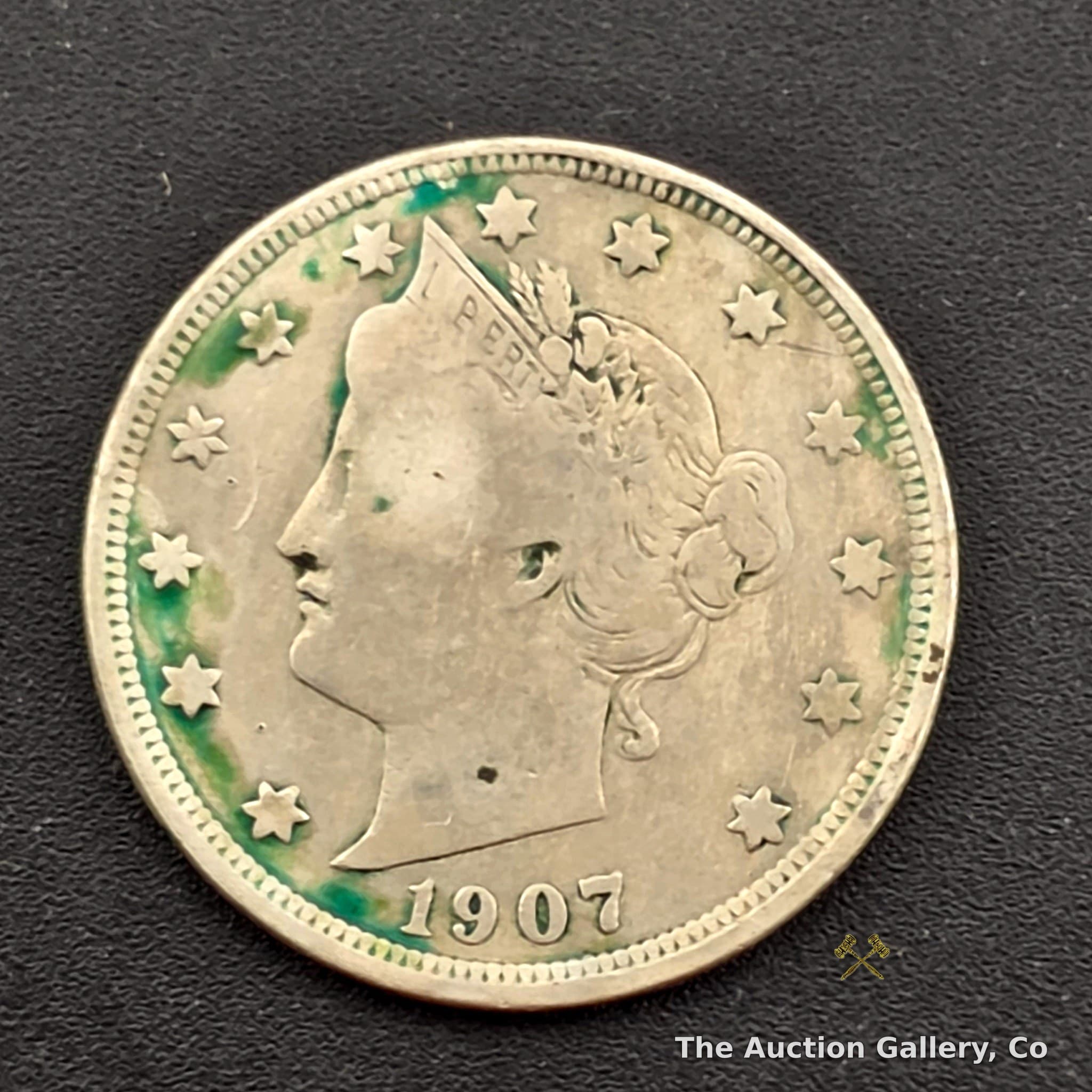 1907 Liberty Head V Nickel, Philadelphia