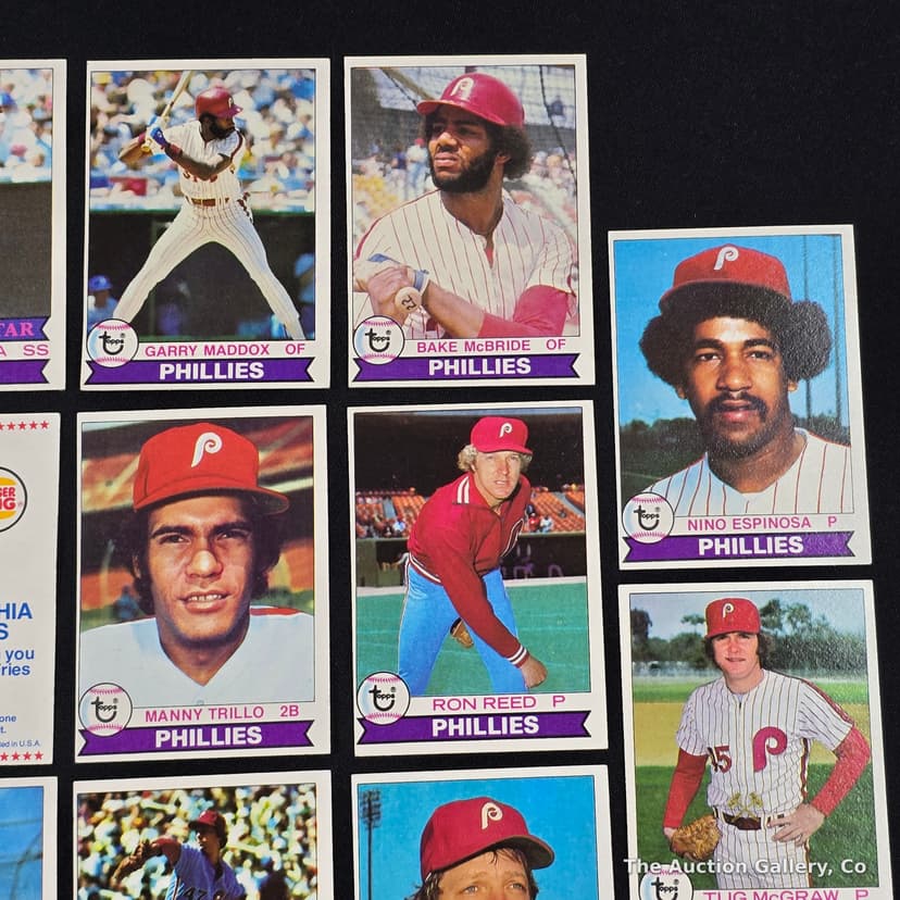 1979 Topps Burger King Phillies Baseball Card Set, 23 Cards โ photo 3