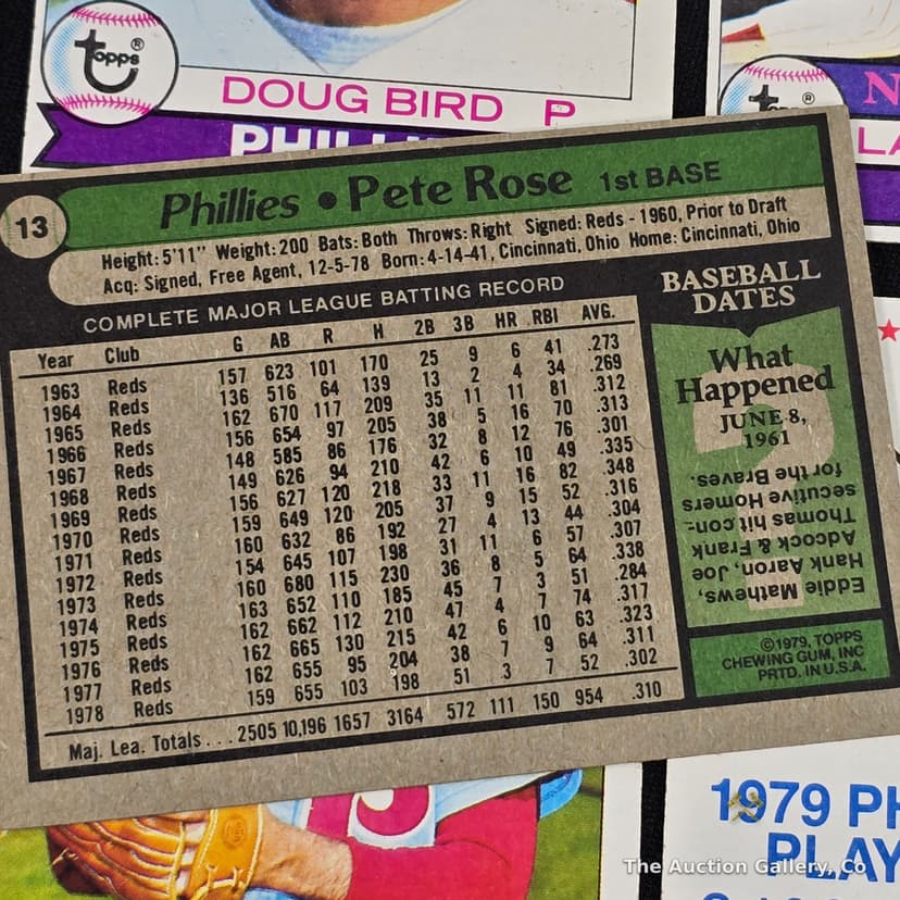 1979 Topps Burger King Phillies Baseball Card Set, 23 Cards โ photo 7