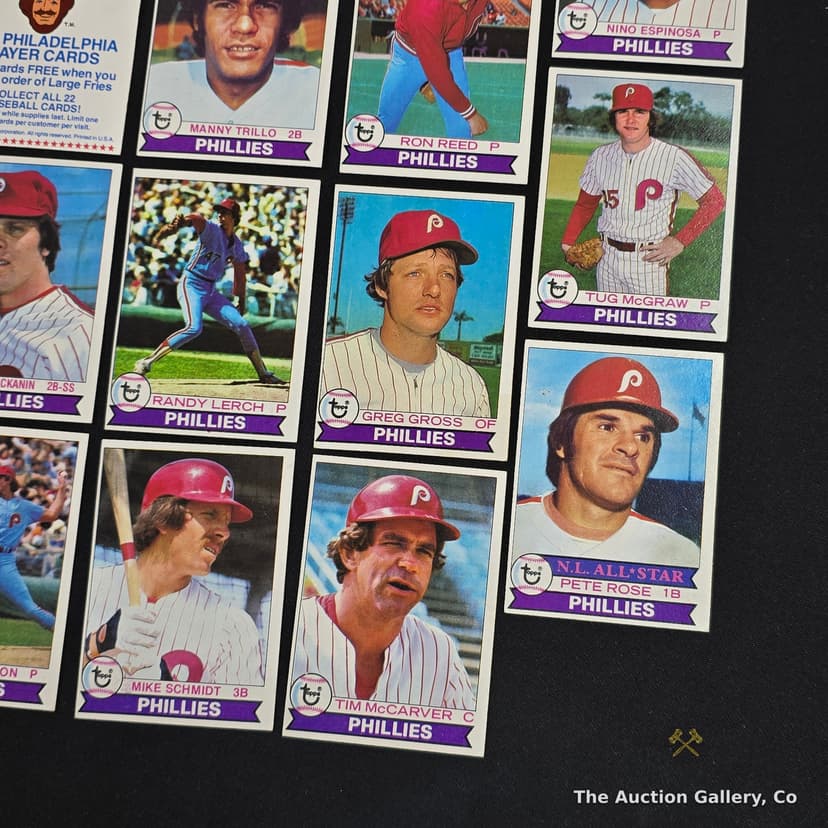 1979 Topps Burger King Phillies Baseball Card Set, 23 Cards โ photo 5