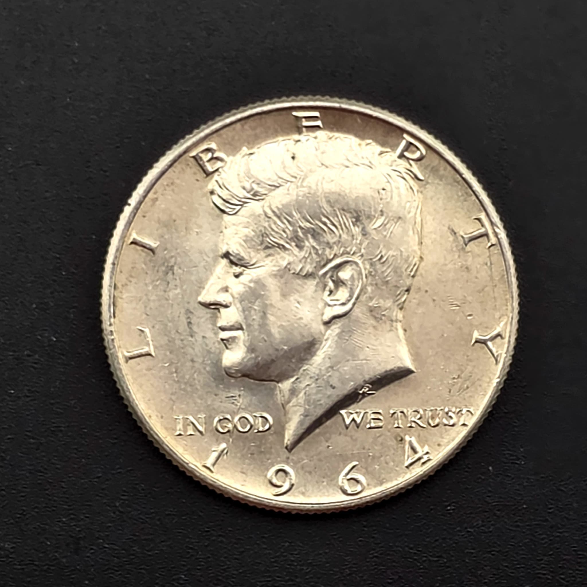 1964-D Kennedy Half Dollar, 90% Silver