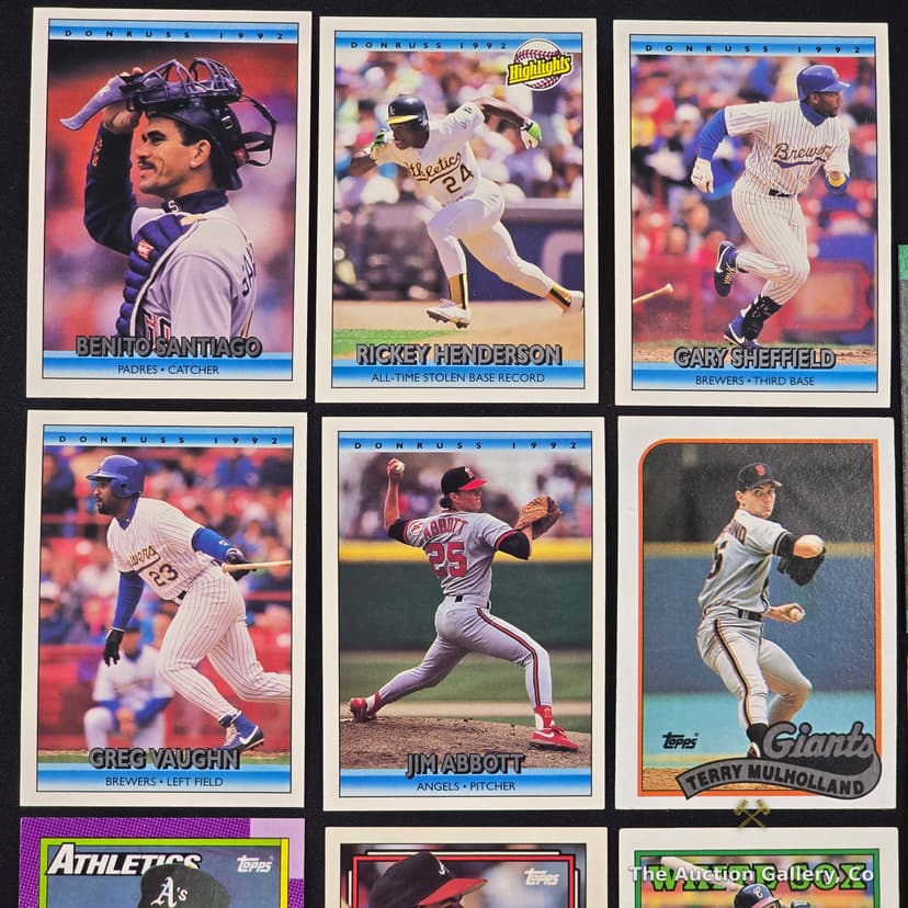 Vintage Baseball Cards, Lot of 11 โ Donruss & Topps โ photo 2