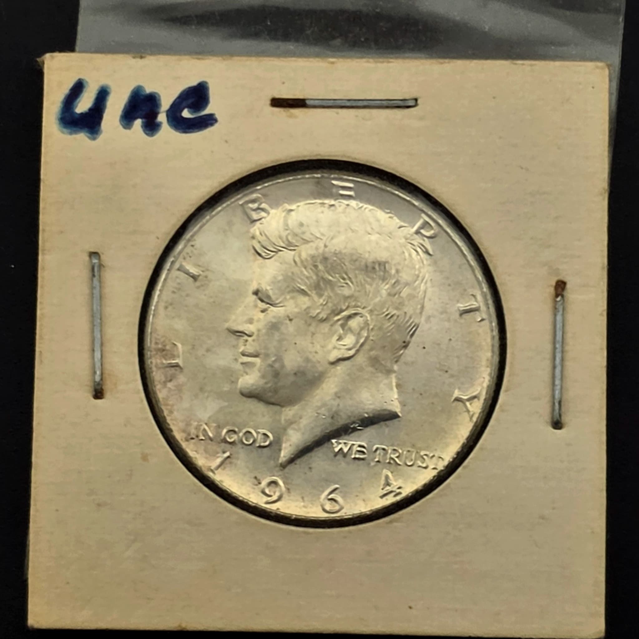 1964 Kennedy Half Dollar, 90% Silver