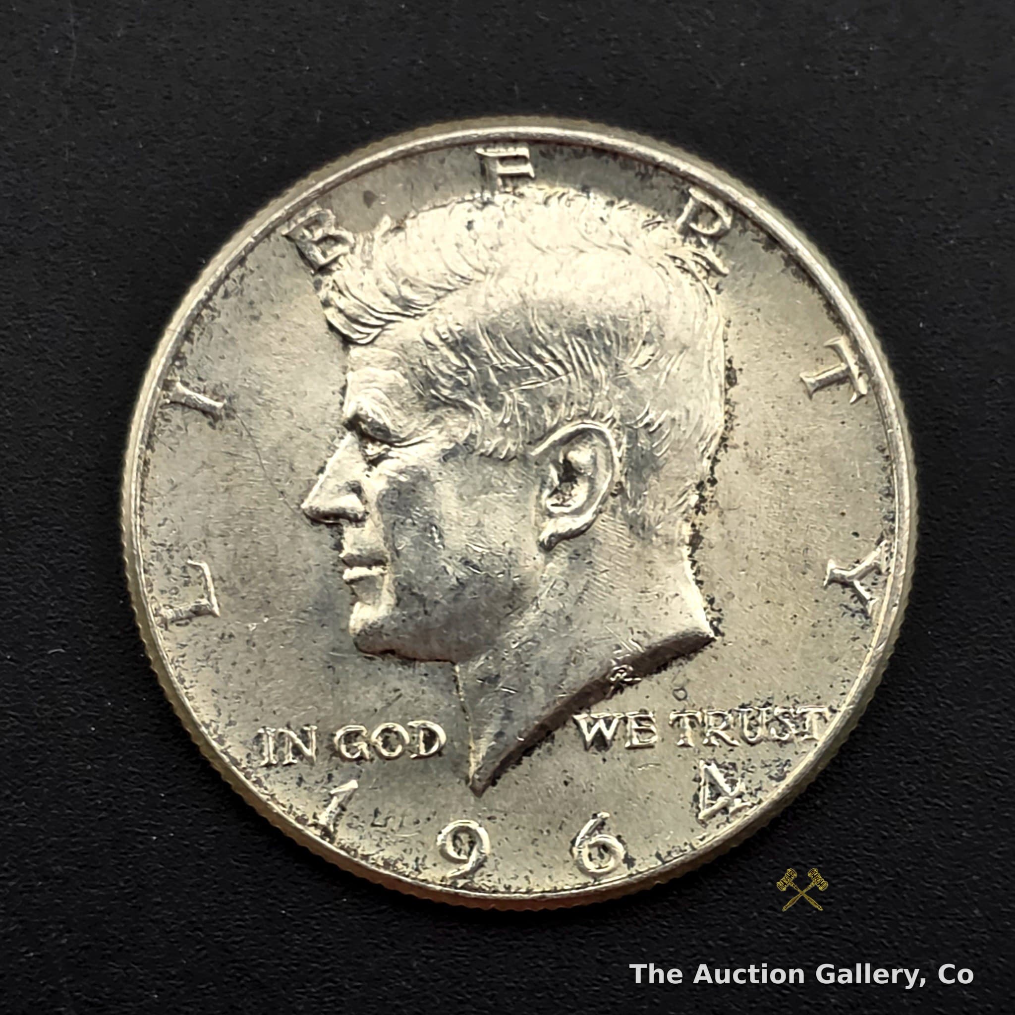 1964 Kennedy Half Dollar, 90% Silver