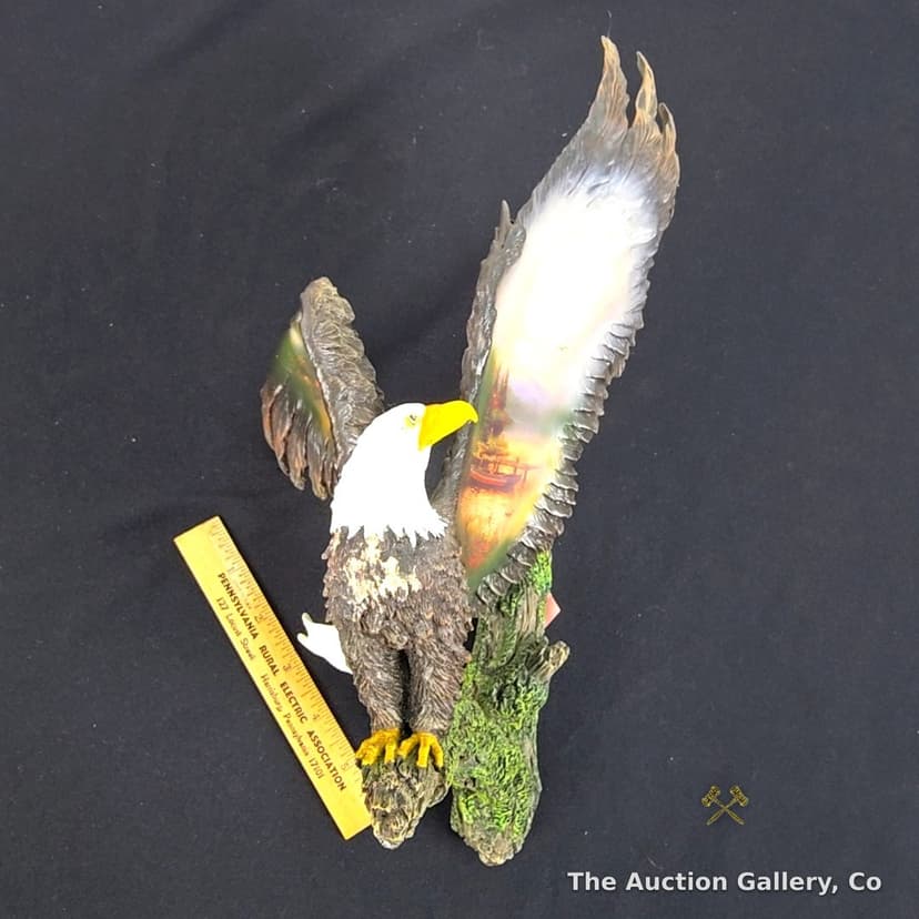 Thomas Kinkade "End of a Perfect Day" Eagle's View Wall Sculpture