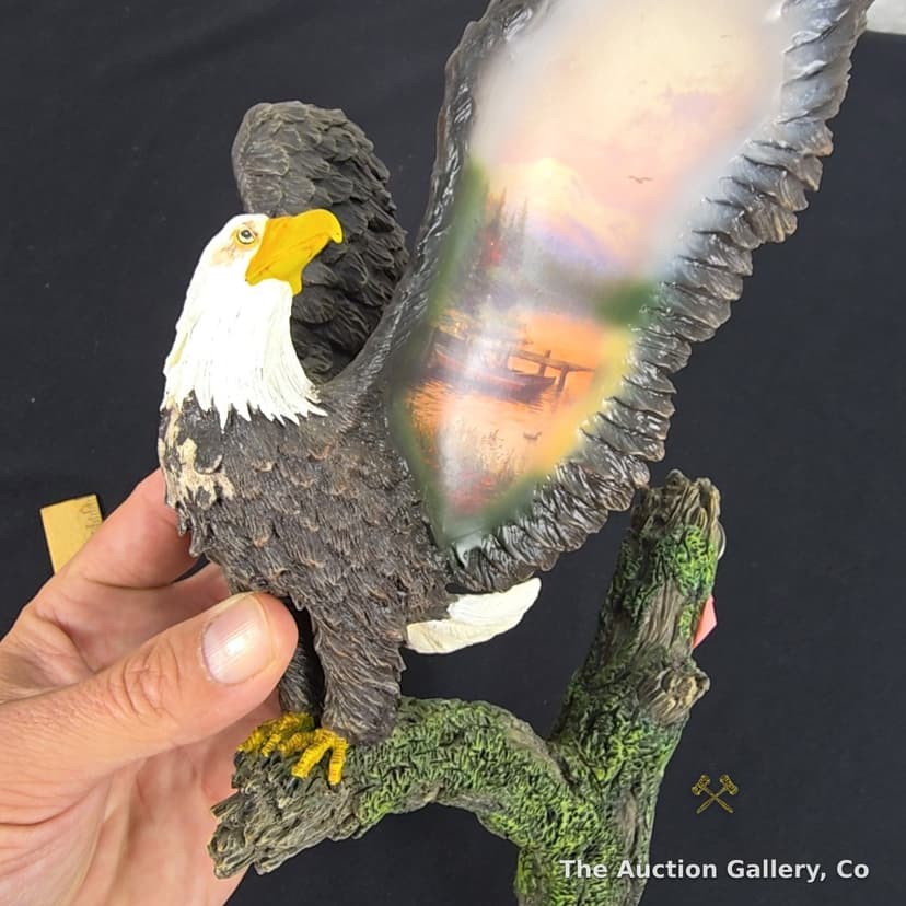 Thomas Kinkade "End of a Perfect Day" Eagle's View Wall Sculpture โ photo 3