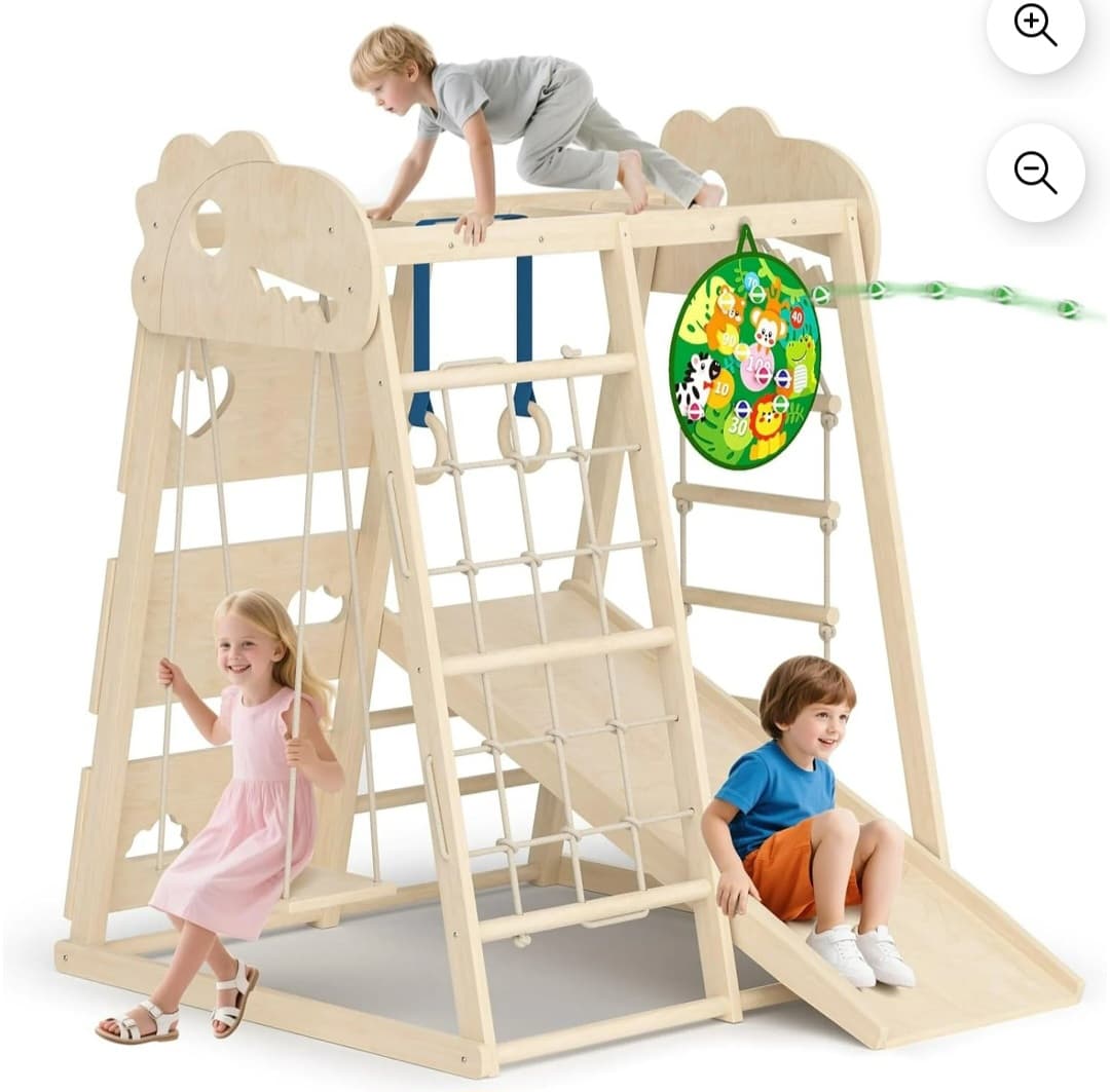 9-in-1 Wooden Play Set (Dinosaur)