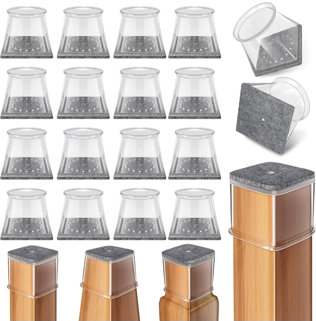 24pc Furniture Leg Caps - Floor Protectors - (3/4in -1 1/16in)