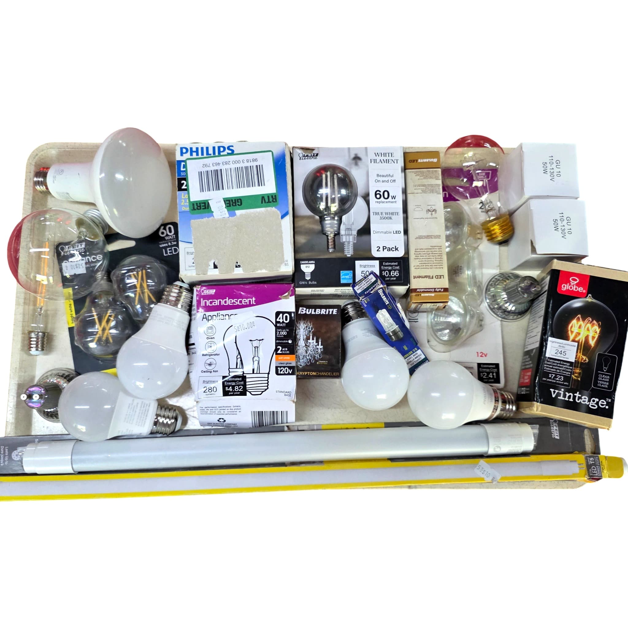 Lot of Light Bulbs β LED, Incandescent, Specialty Mix