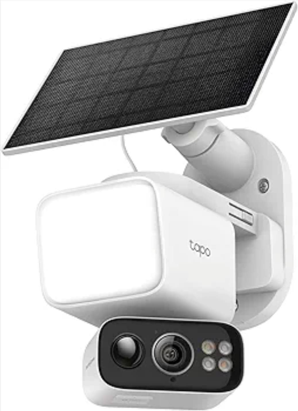 Tapo 2K Outdoor Pan/Tilt Wireless Floodlight Security Camera - Battery Power with Solar, 360ΒΊ AI Motion Tracking, Person/Vehicle Detection, Subscription-Free Local Storage or Optional Cloud, C615F KIT