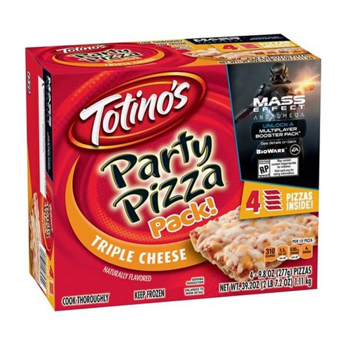 Totino's Triple Cheese Party Pizza Pack (4ct/10.2oz)