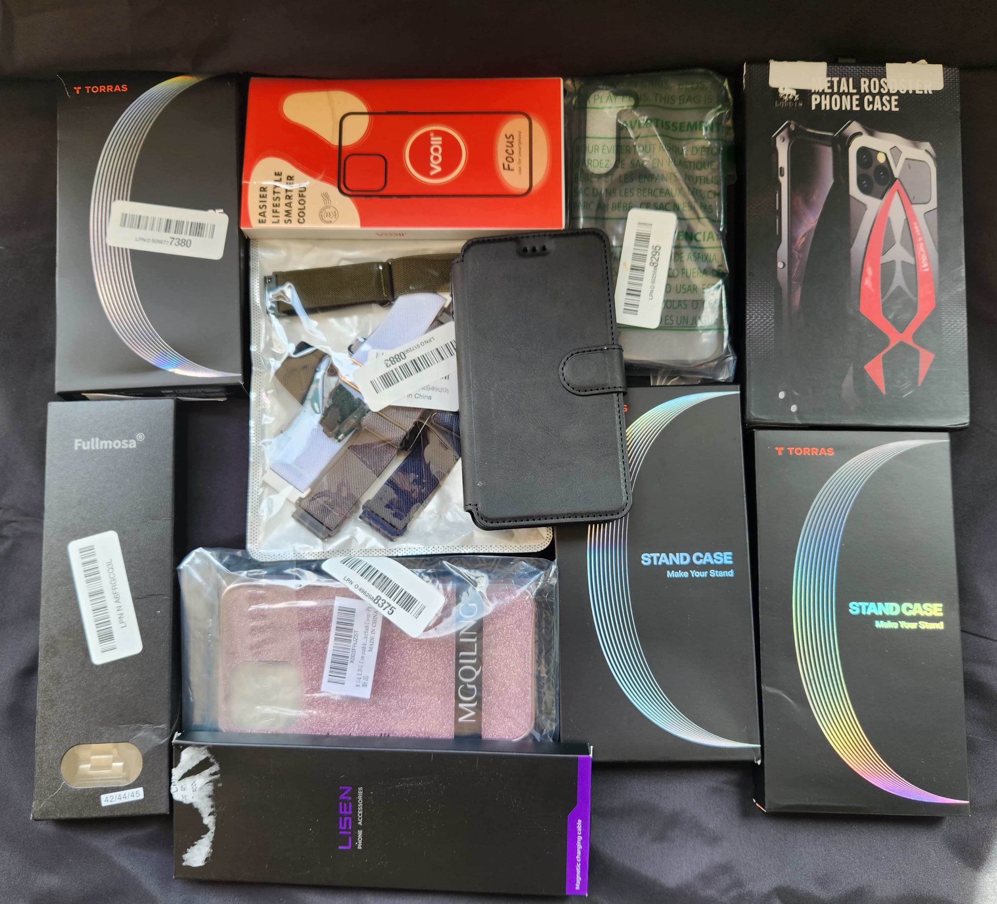 Phone Cases & More Lot (Samsung, IPhone, Google)