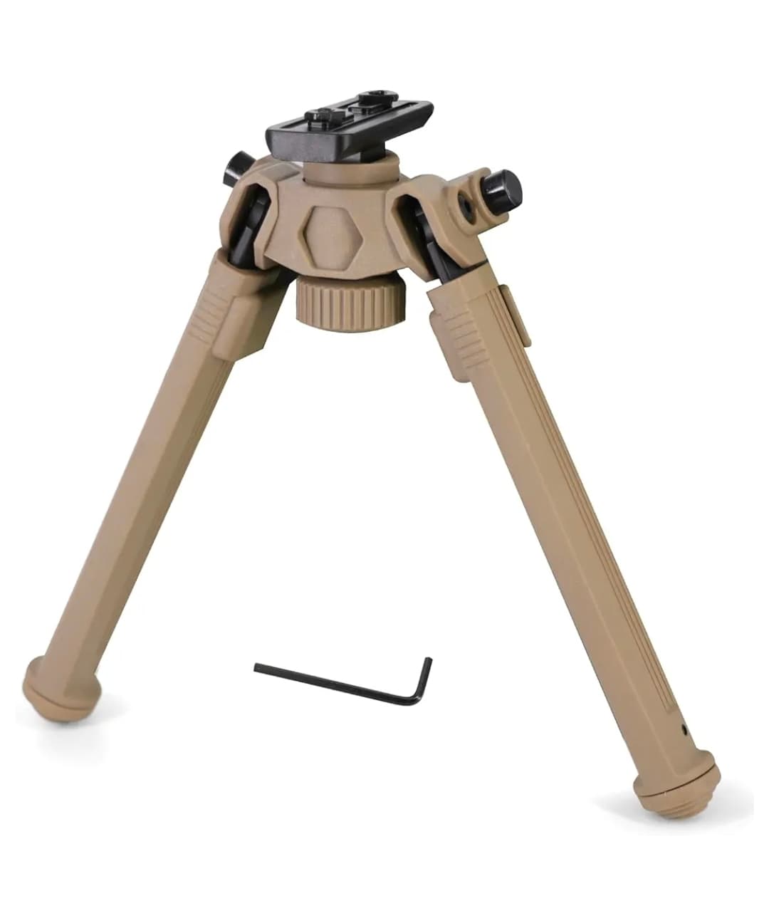 Tactical Durable Sturdy Portable Bipod Picatinny Quick Detach Head for Rifles with 6 Adjustable Heights for Shooting Hunting Accessories