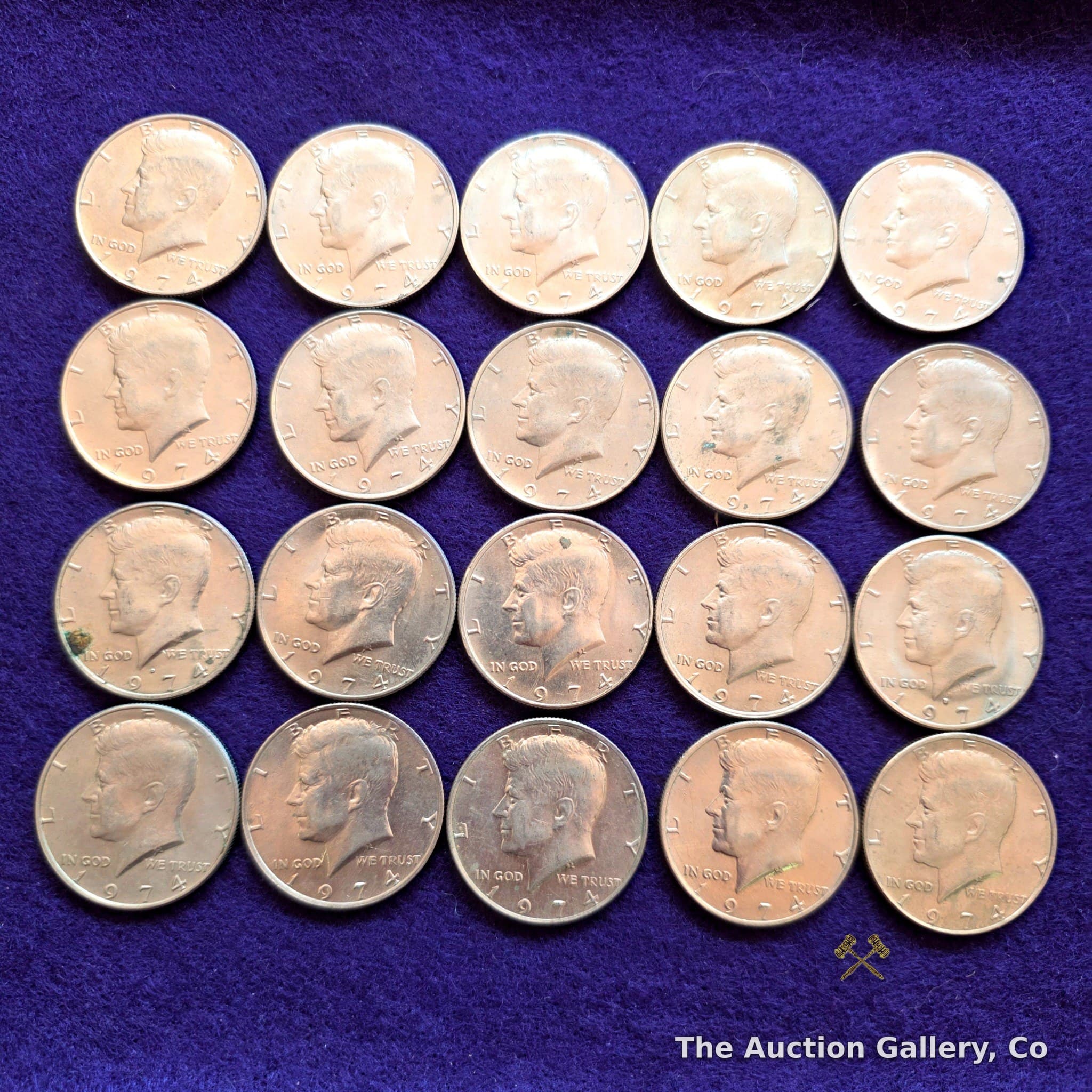 1974 Kennedy Half Dollars, Lot of 20