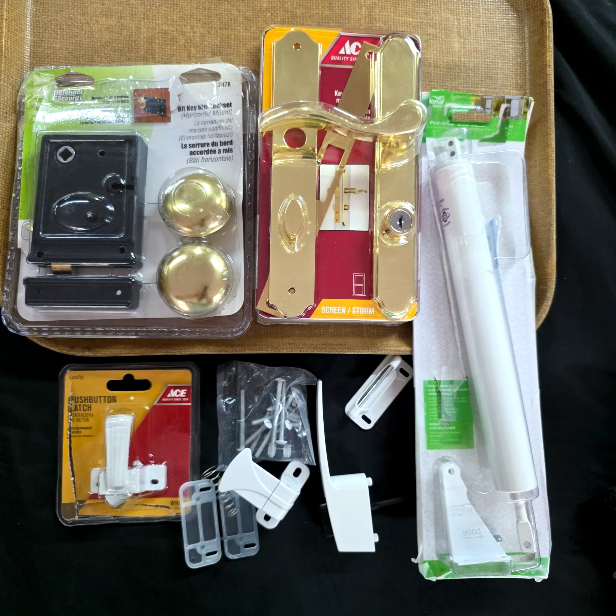 Brand New Door Hardware Lot β Locks, Latches, Closer