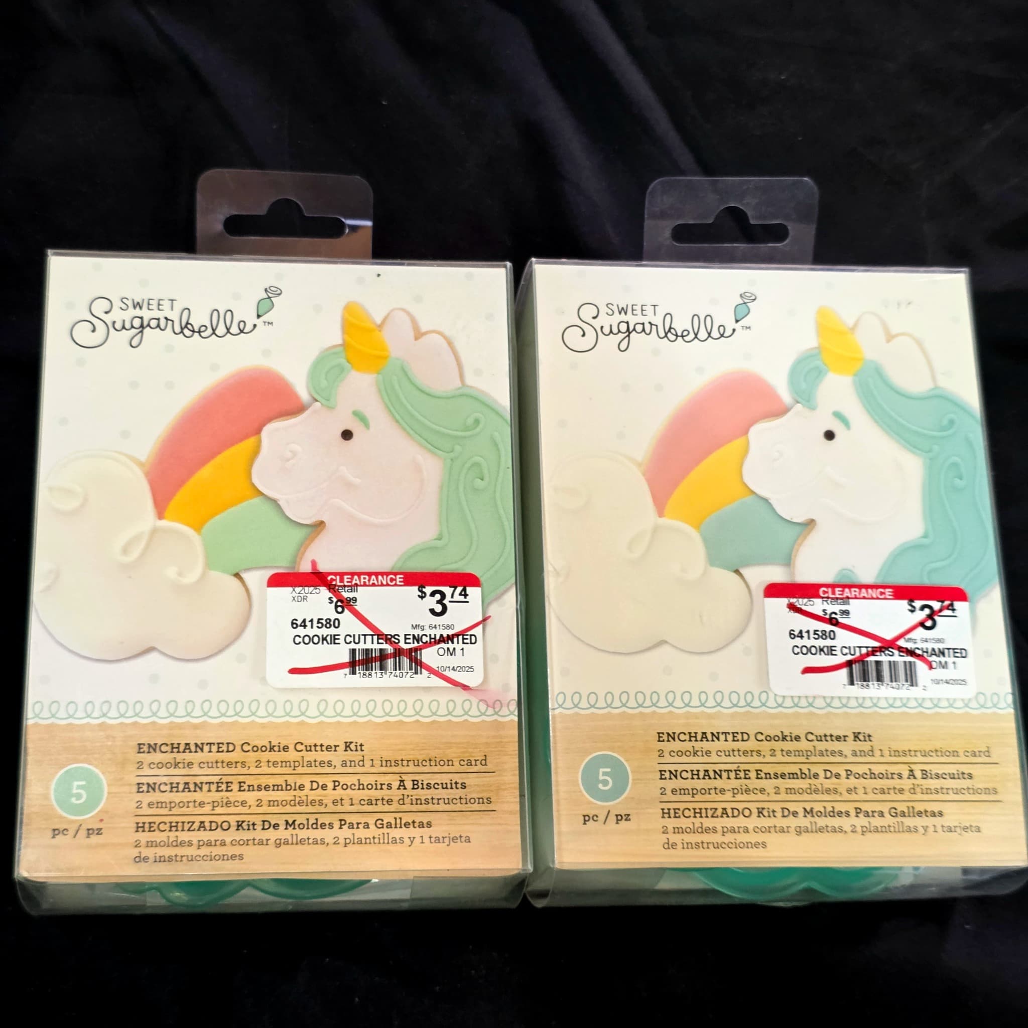 Sweet Sugarbelle Enchanted Unicorn Cookie Cutter Kit, Set of 2