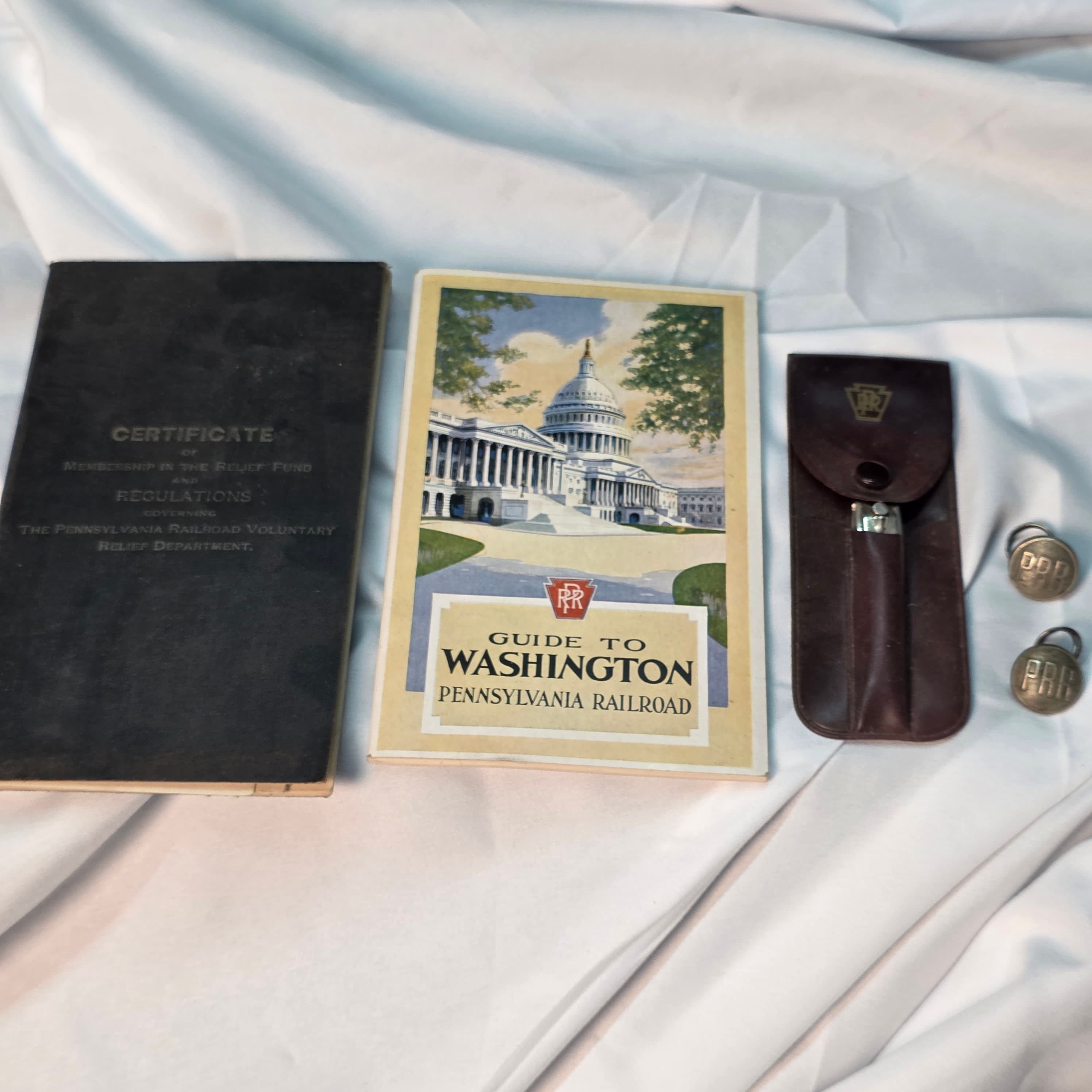 Pennsylvania Railroad PRR Vintage Employee Ephemera & Memorabilia Lot