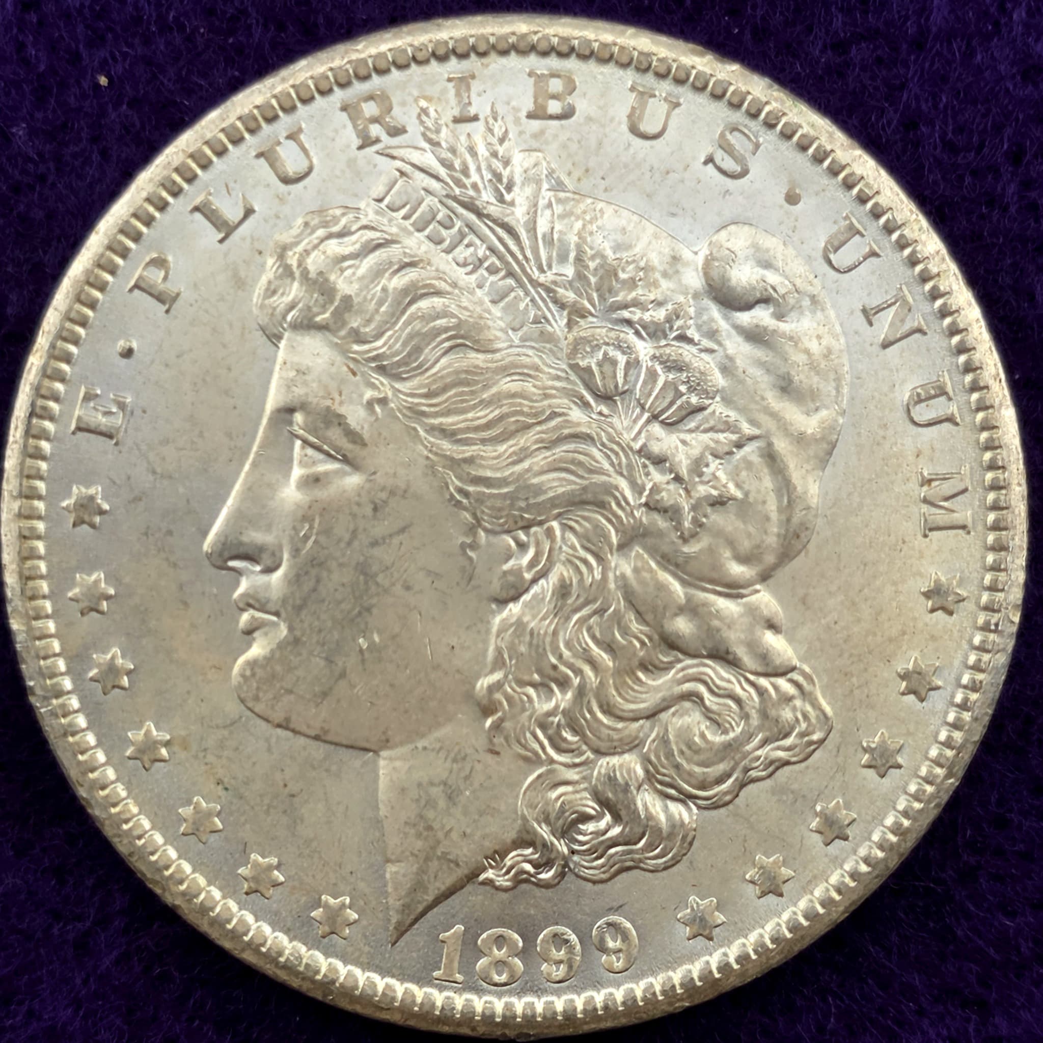 1899-O Morgan Silver Dollar, 90% Silver