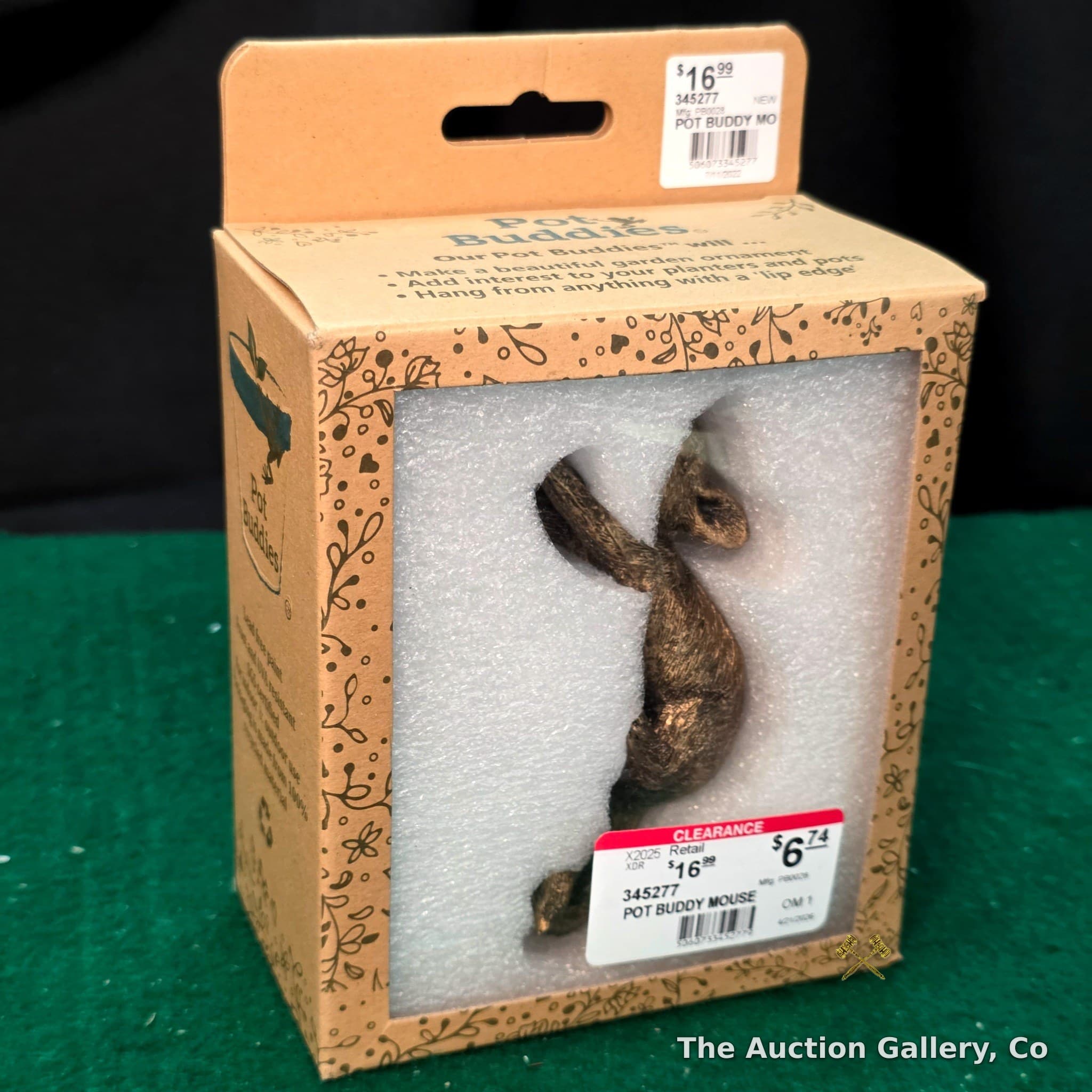 Pot Buddies Mouse Pot Hanger, Brand New in Box