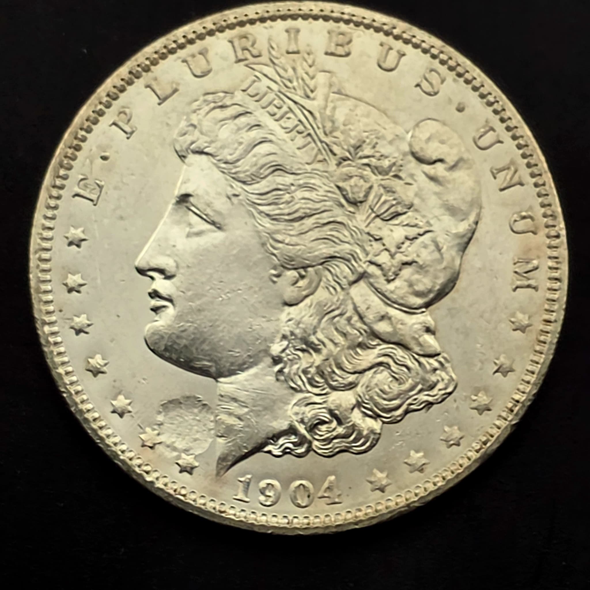 1904-O Morgan Silver Dollar, 90% Silver