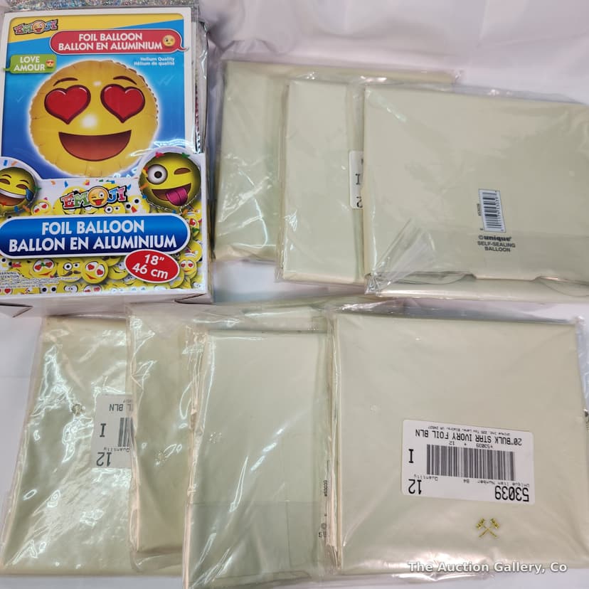 Mixed Lot New Foil Balloons, Emoji, Star & Birthday Styles β photo 5