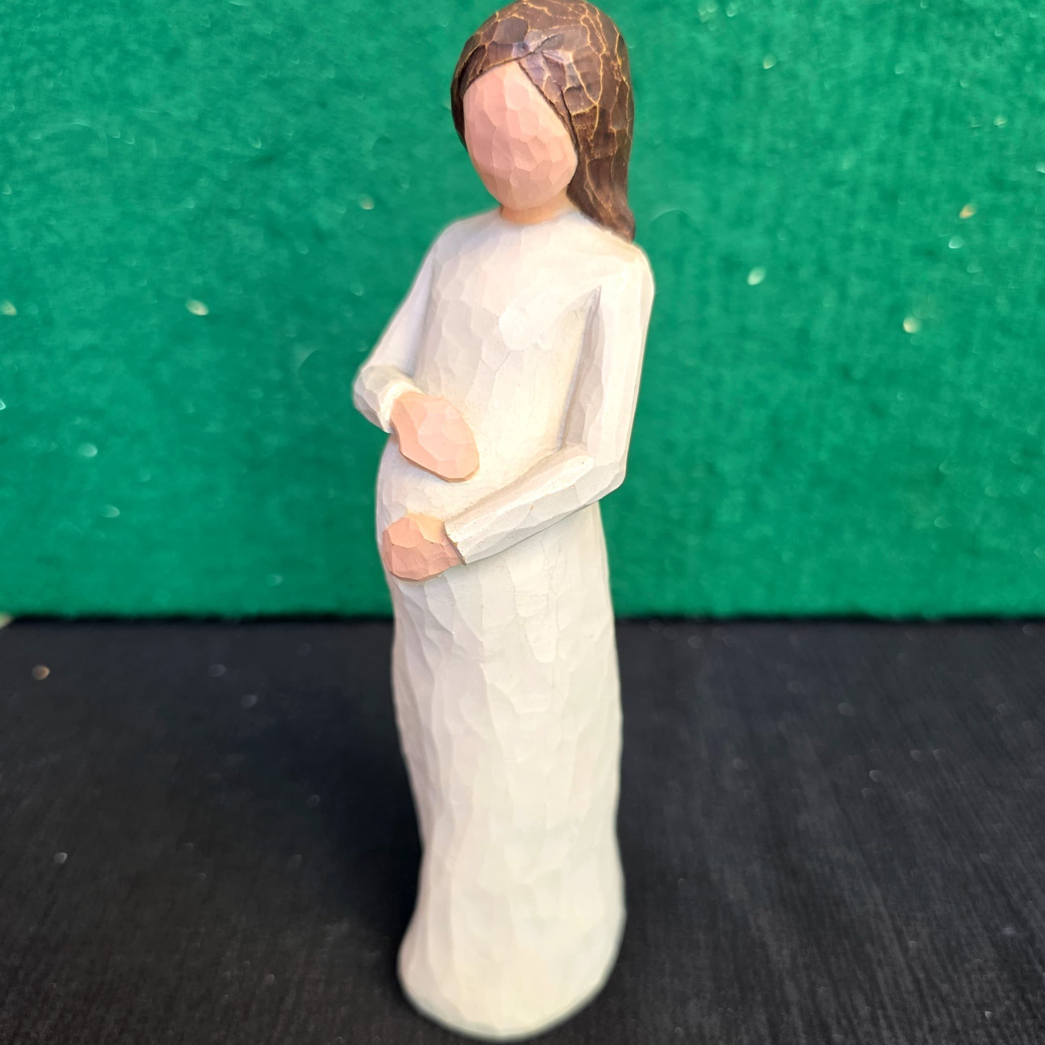 Willow Tree "Cherish" Pregnant Woman Figurine, 8"