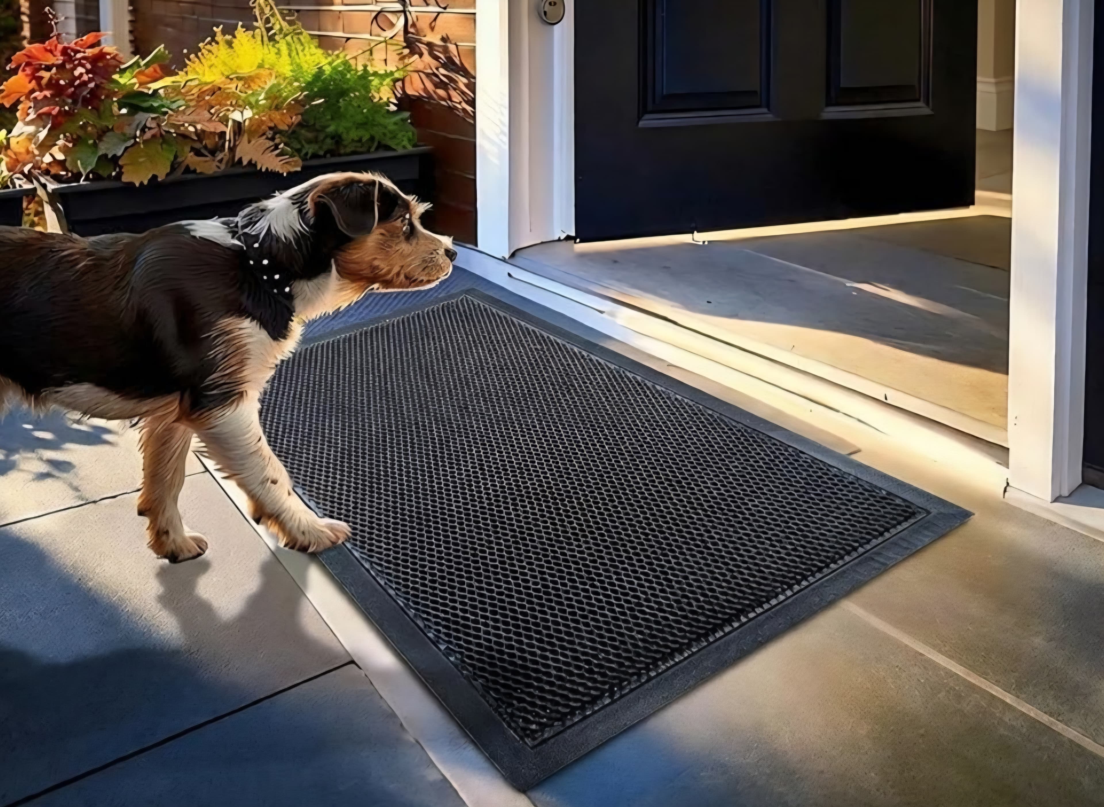 Muddy Mat Door Mat - Heavy Duty Sand & Dirt Trapper (17x30)