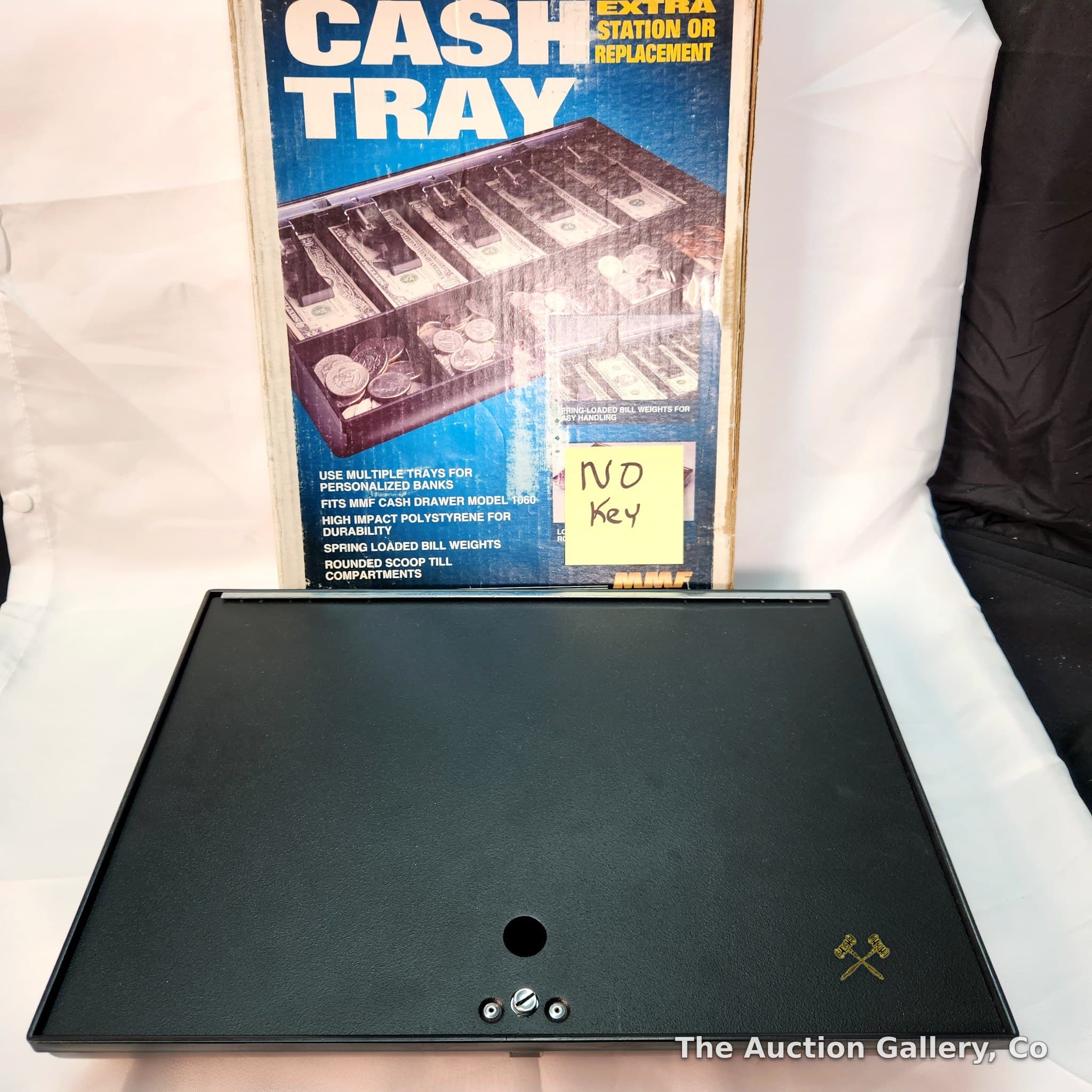 MMF Cash Tray with Box, No Key, Lock Removed