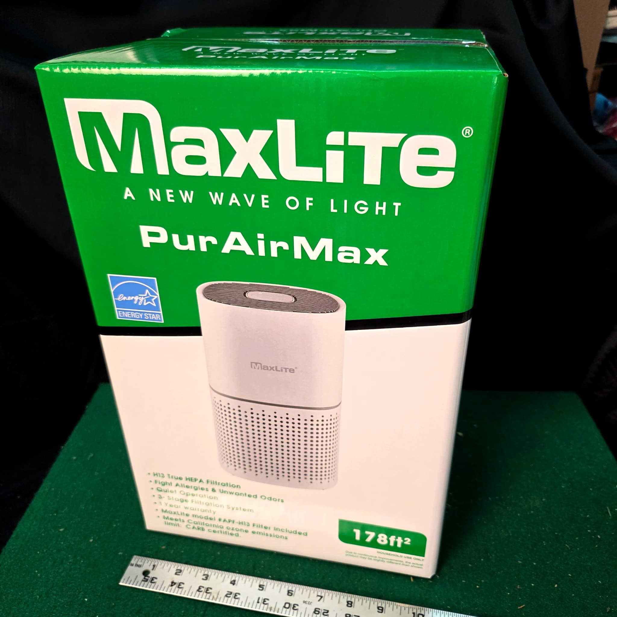 MaxLite PurAirMax Air Purifier, Brand New