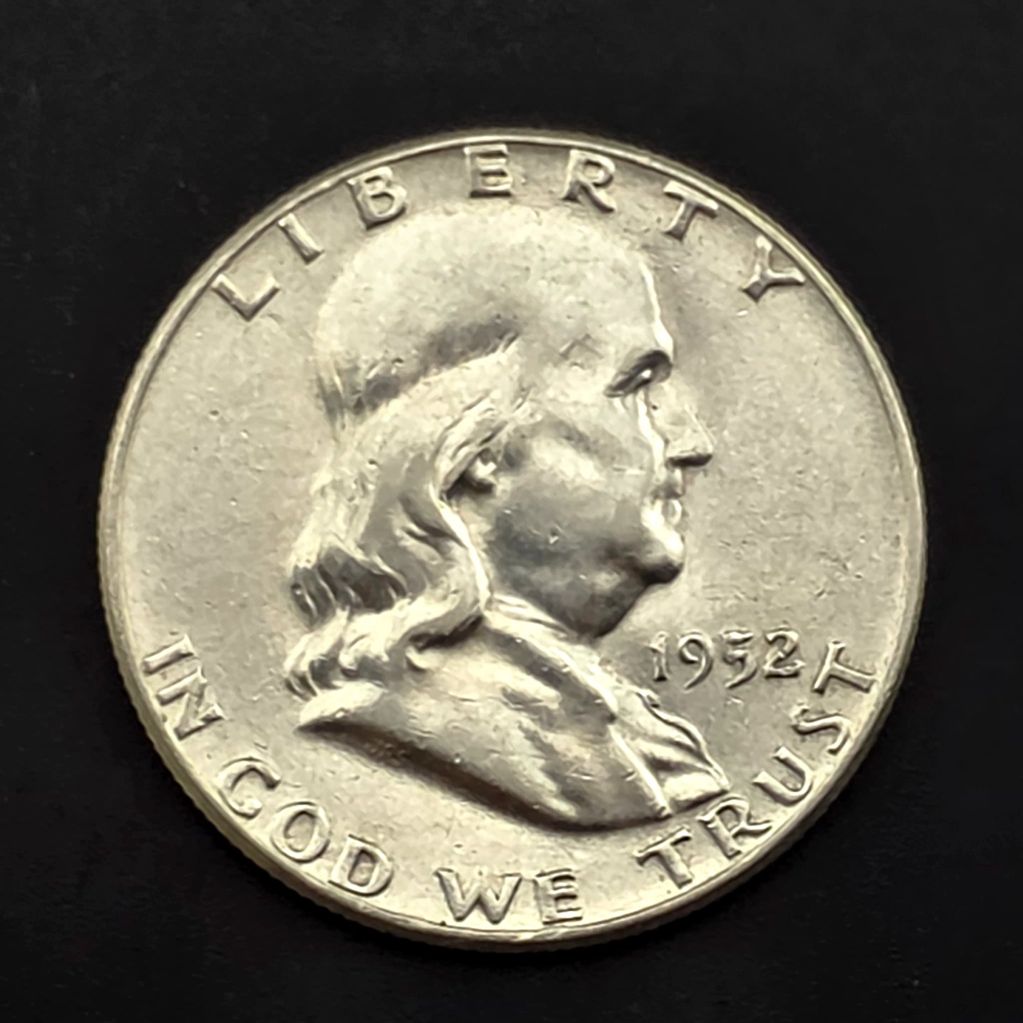 1952 Franklin Half Dollar, 90% Silver