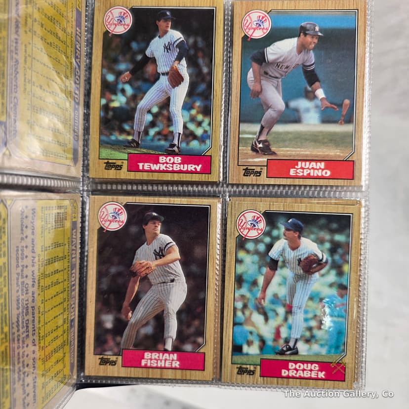 1987 Topps New York Yankees Baseball Card Team Set โ photo 5