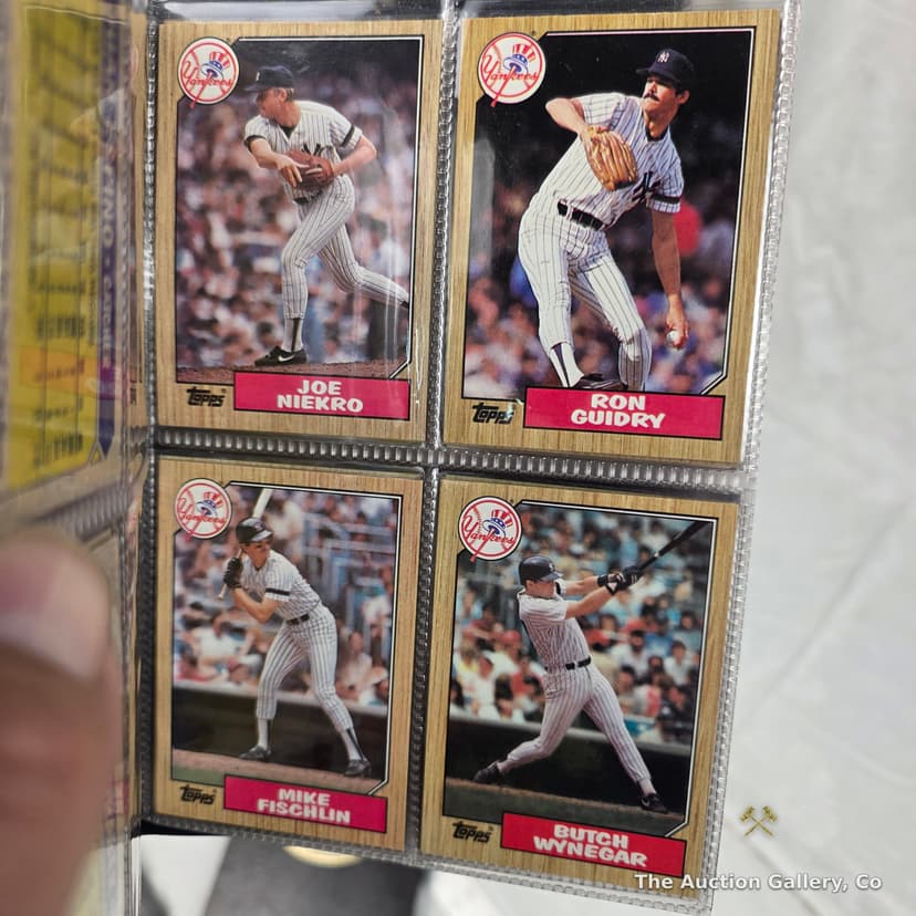 1987 Topps New York Yankees Baseball Card Team Set โ photo 6