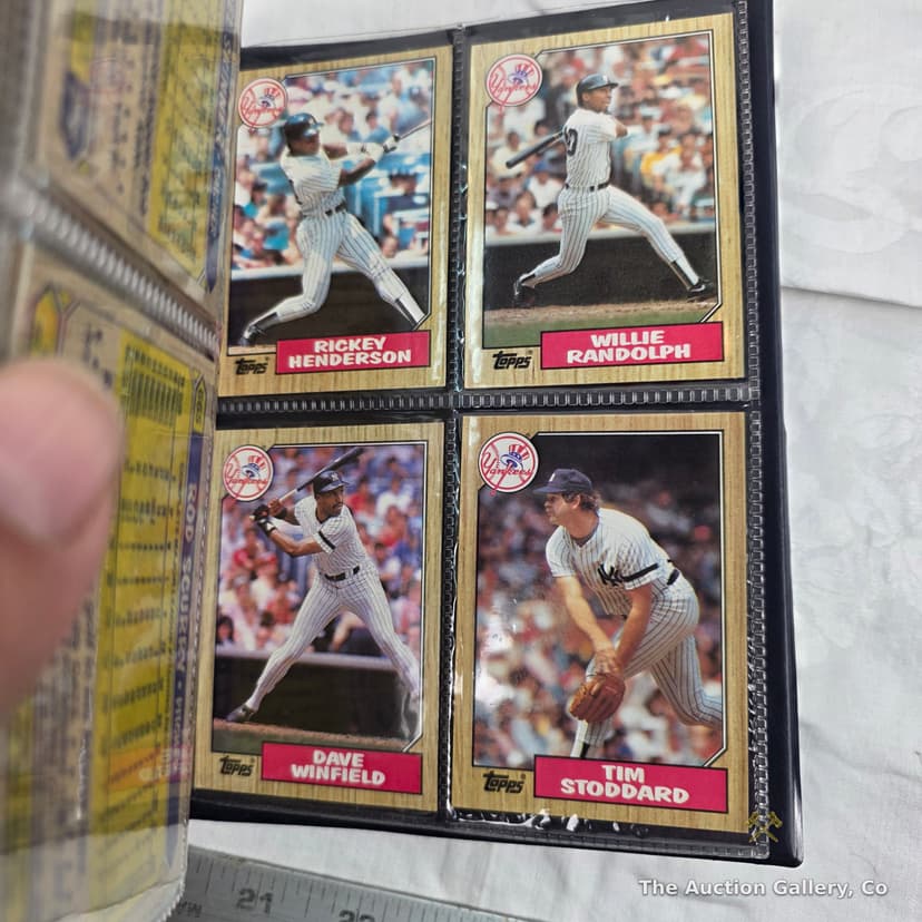 1987 Topps New York Yankees Baseball Card Team Set โ photo 9