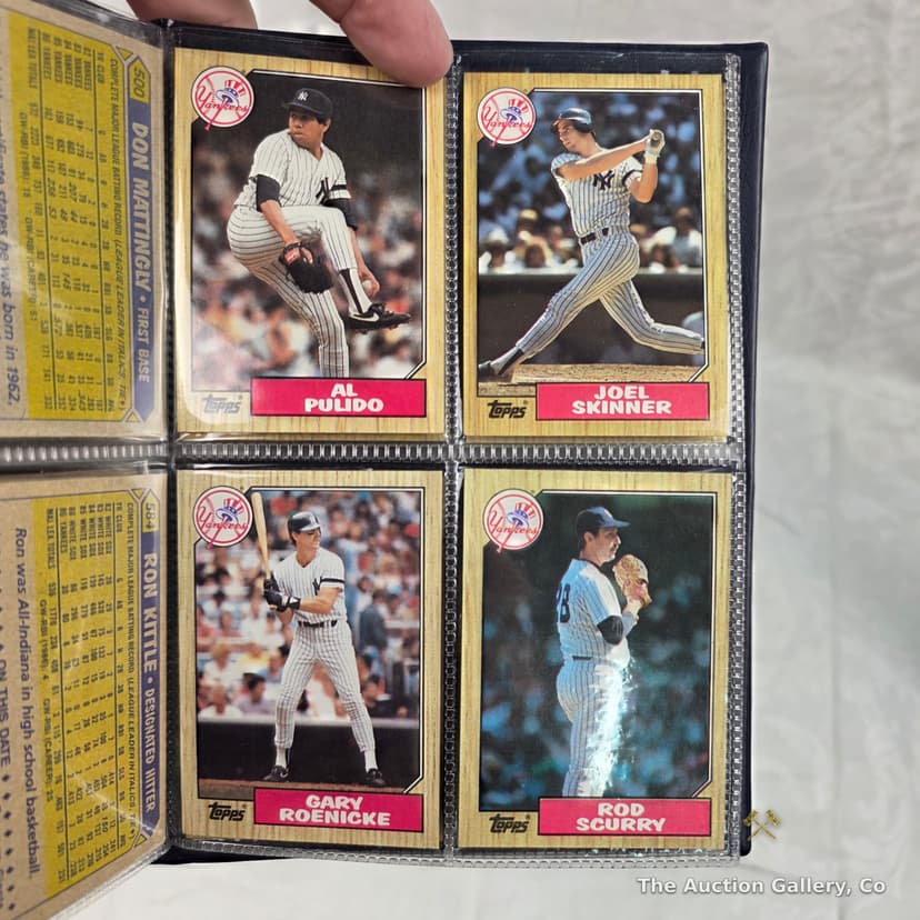 1987 Topps New York Yankees Baseball Card Team Set โ photo 8