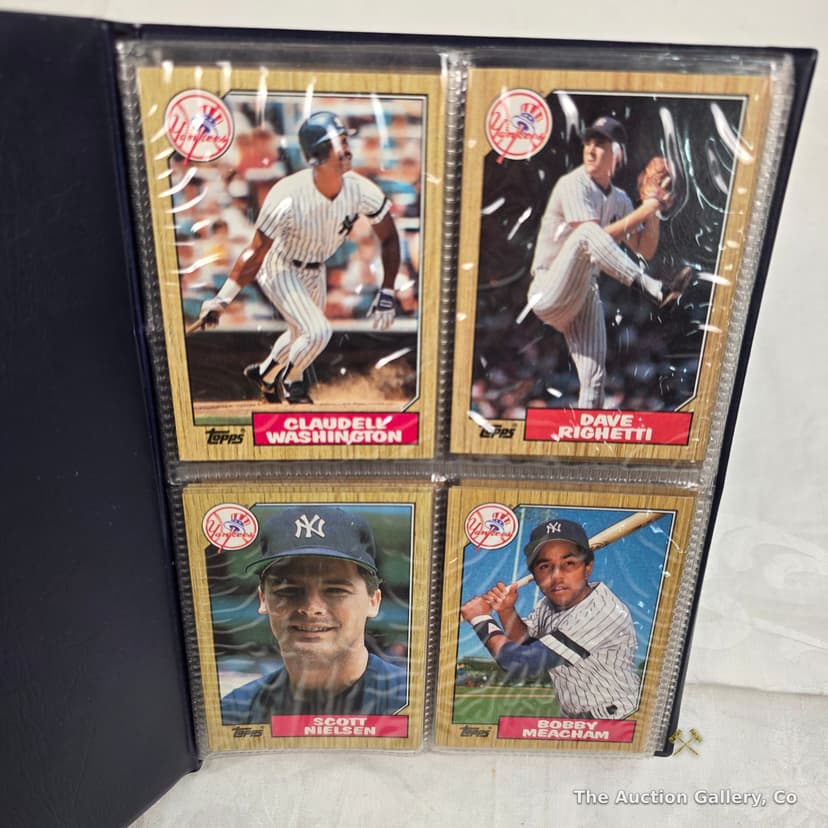 1987 Topps New York Yankees Baseball Card Team Set โ photo 2
