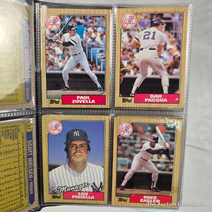 1987 Topps New York Yankees Baseball Card Team Set โ photo 3