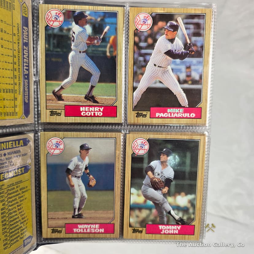 1987 Topps New York Yankees Baseball Card Team Set โ photo 4