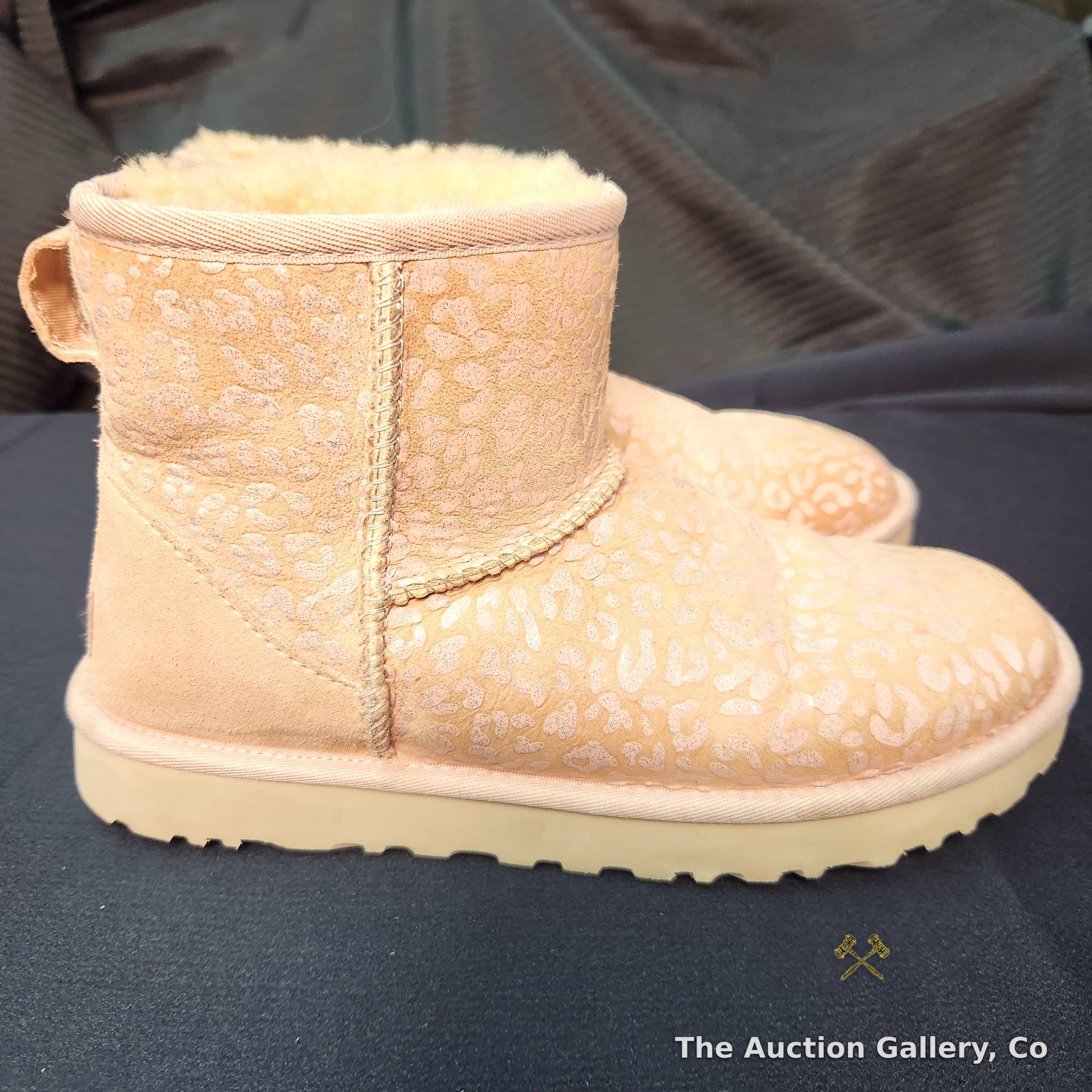UGG Classic Mini Leopard Print Boots, Women's Size 8