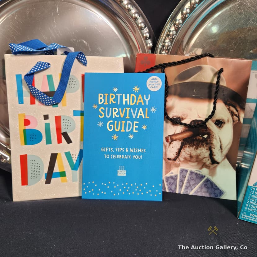 Birthday Party Supply Lot with Silver Chargers, Unicorn Set & More โ photo 5